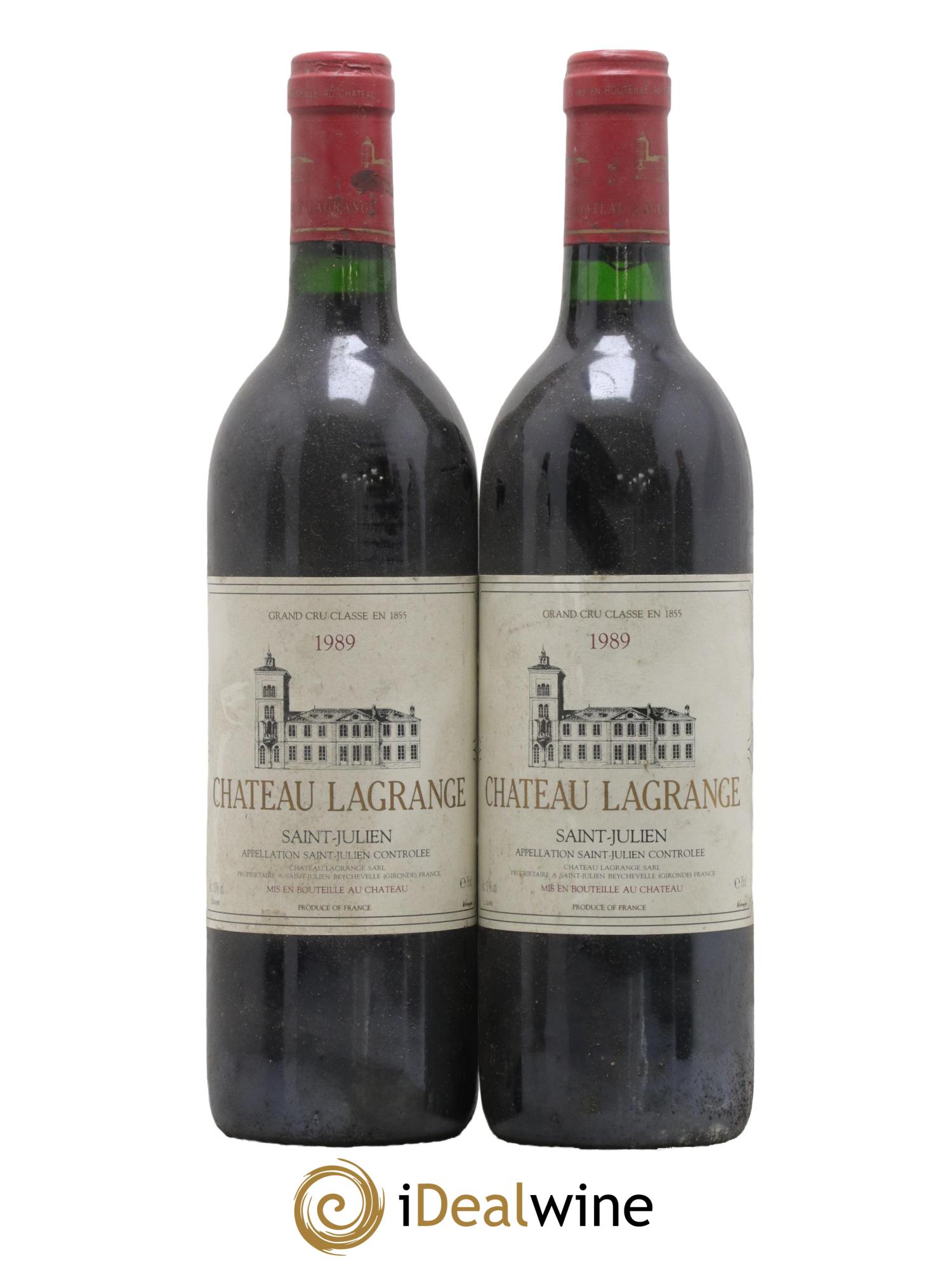 Château Lagrange 3ème Grand Cru Classé 1989 - Lot de 2 bouteilles - 0