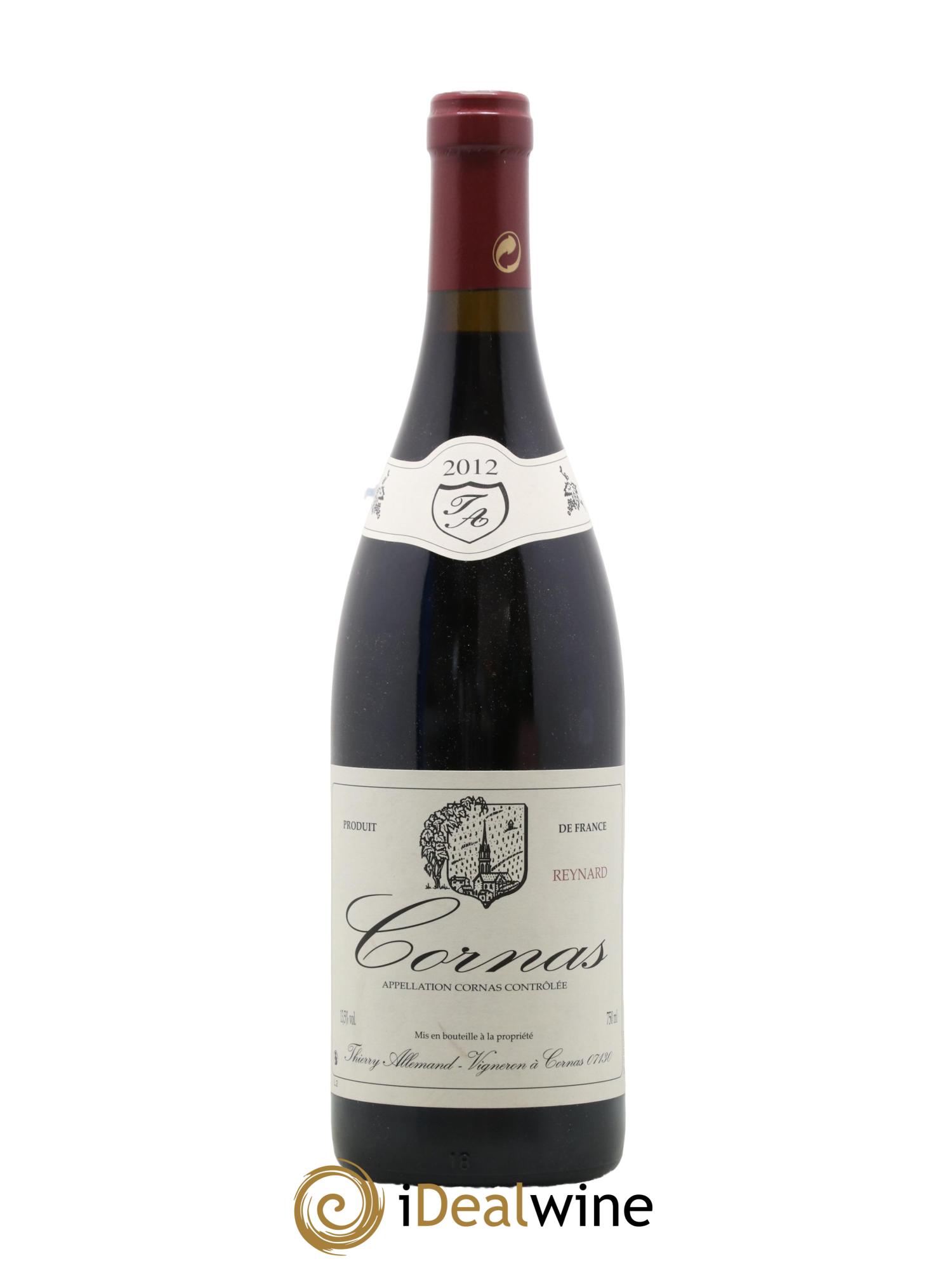 Cornas Reynard Thierry Allemand 2012 - Lot of 1 bottle - 0