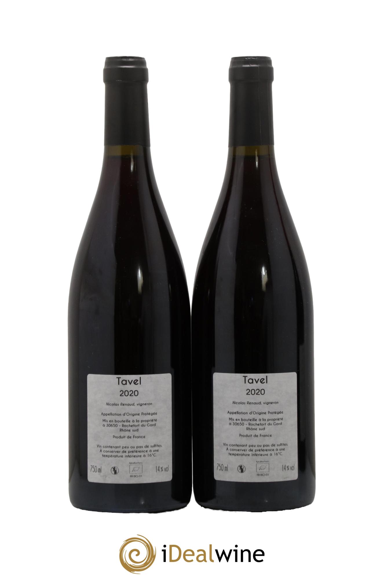 Tavel Clos des Grillons 2020 - Lot of 2 bottles - 1
