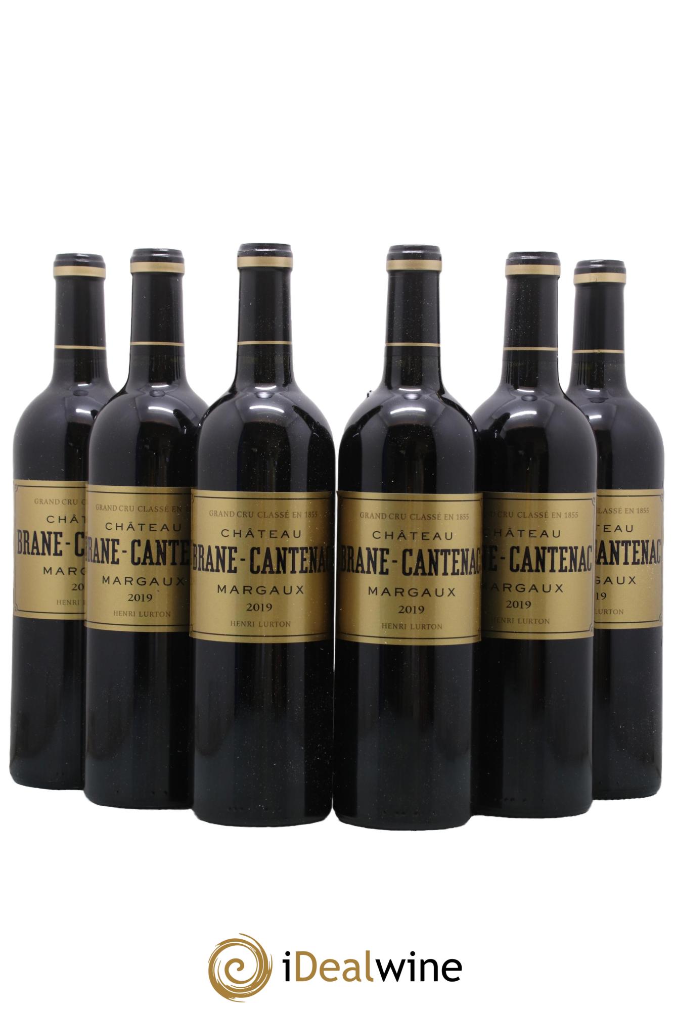 Château Brane Cantenac 2ème Grand Cru Classé 2019 - Lot de 6 bouteilles - 0