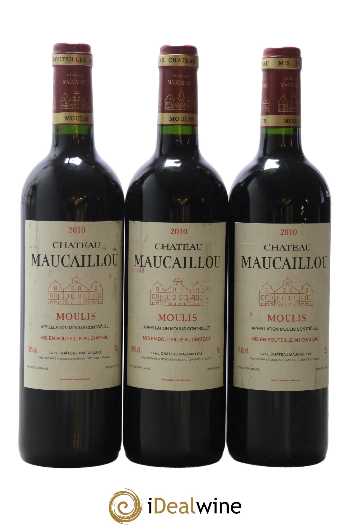 Château Maucaillou 2010 - Posten von 3 Flaschen - 0