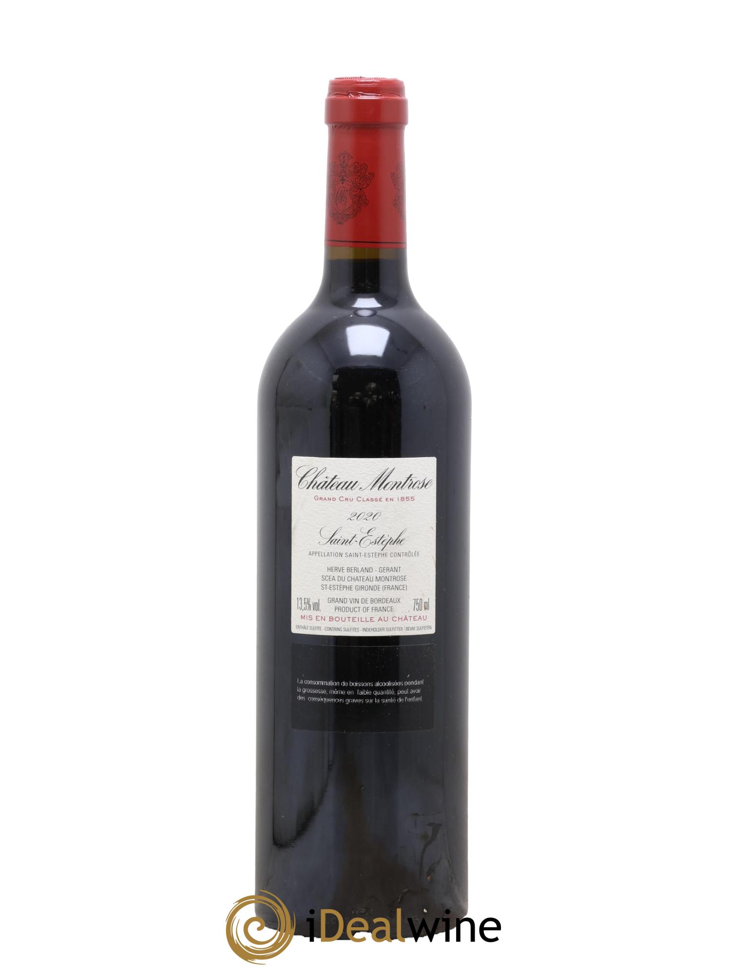 Château Montrose 2ème Grand Cru Classé 2020 - Lot of 1 bottle - 1