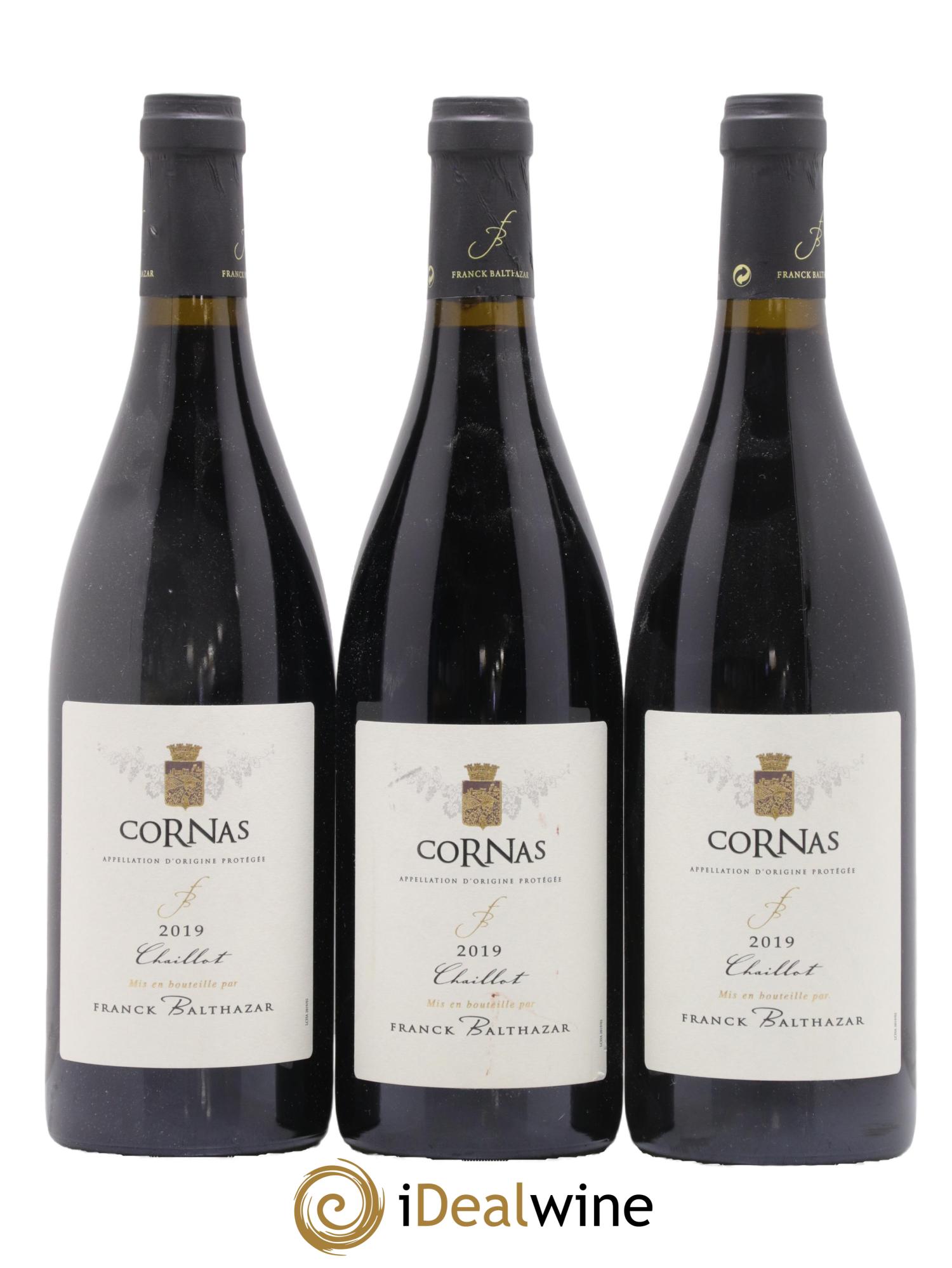 Cornas Chaillot Franck Balthazar (Domaine) 2019 - Lot de 3 bouteilles - 0
