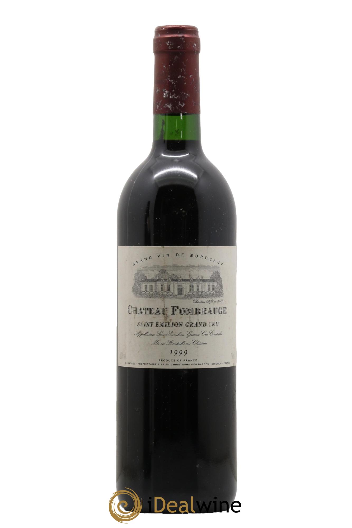 Château Fombrauge Grand Cru Classé 1999 - Lot de 1 bouteille - 0