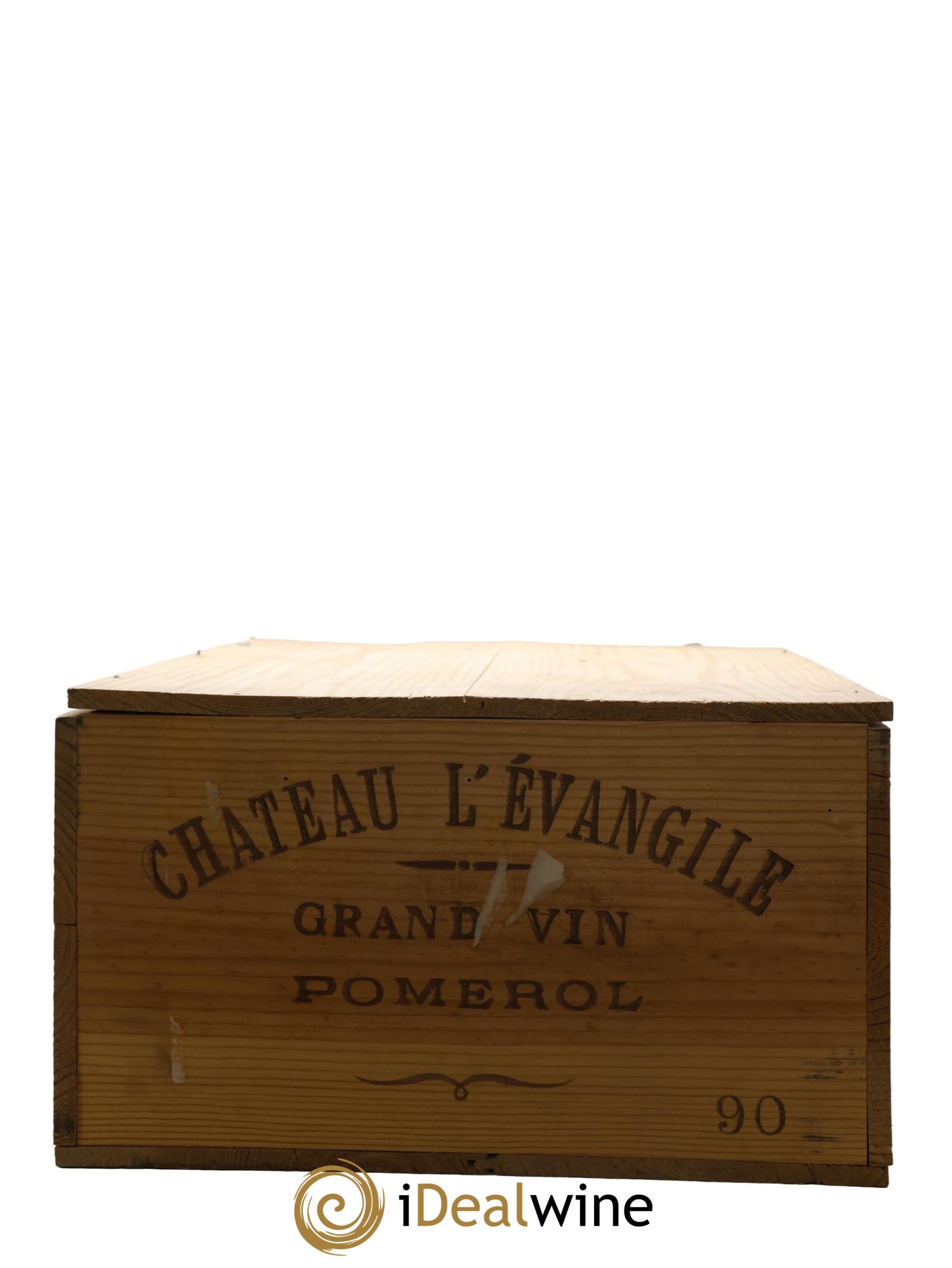 Château l' Évangile 1990 - Lot of 12 bottles - 6