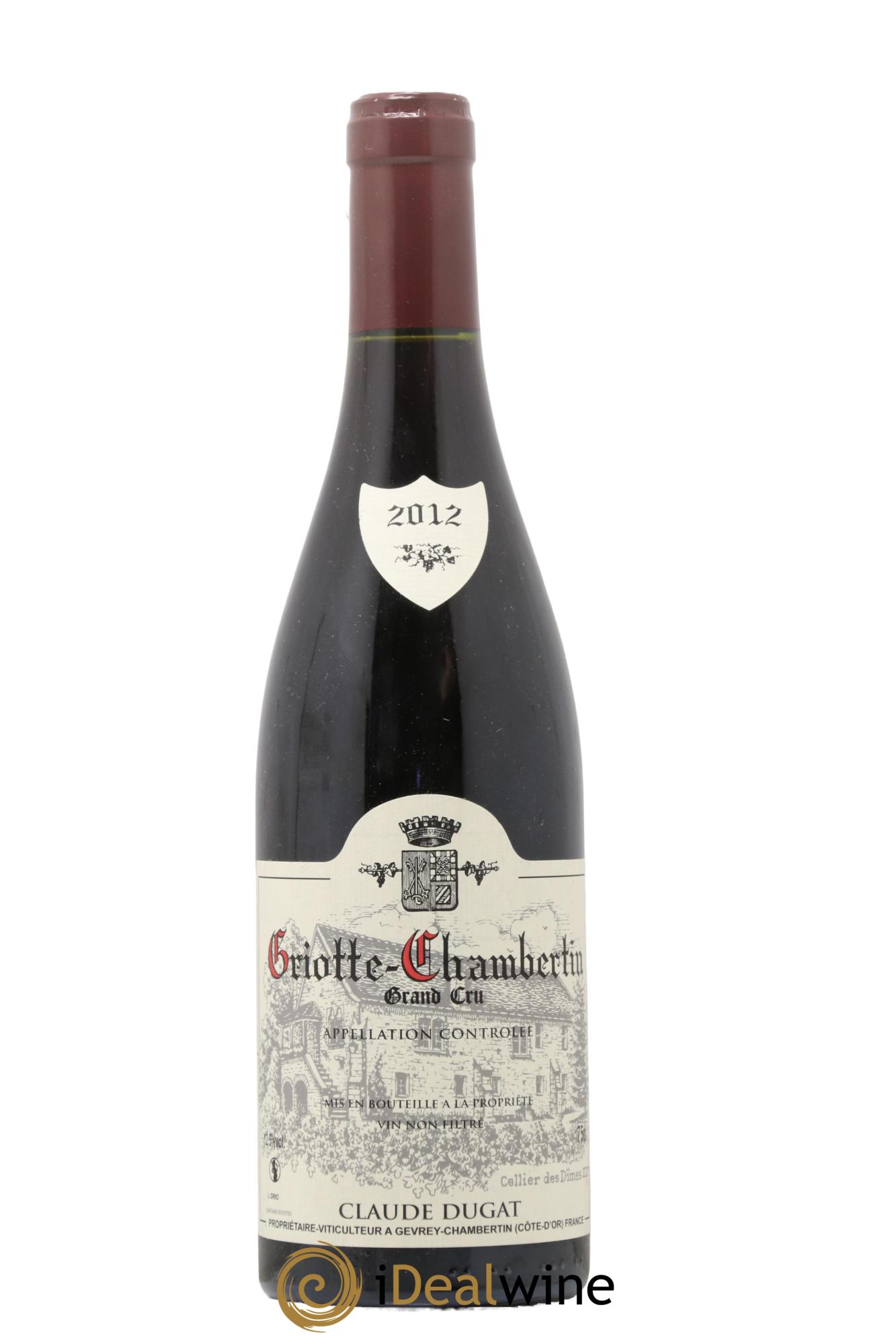 Griotte-Chambertin Grand Cru Claude Dugat 2012 - Lotto di 1 bottiglia - 0