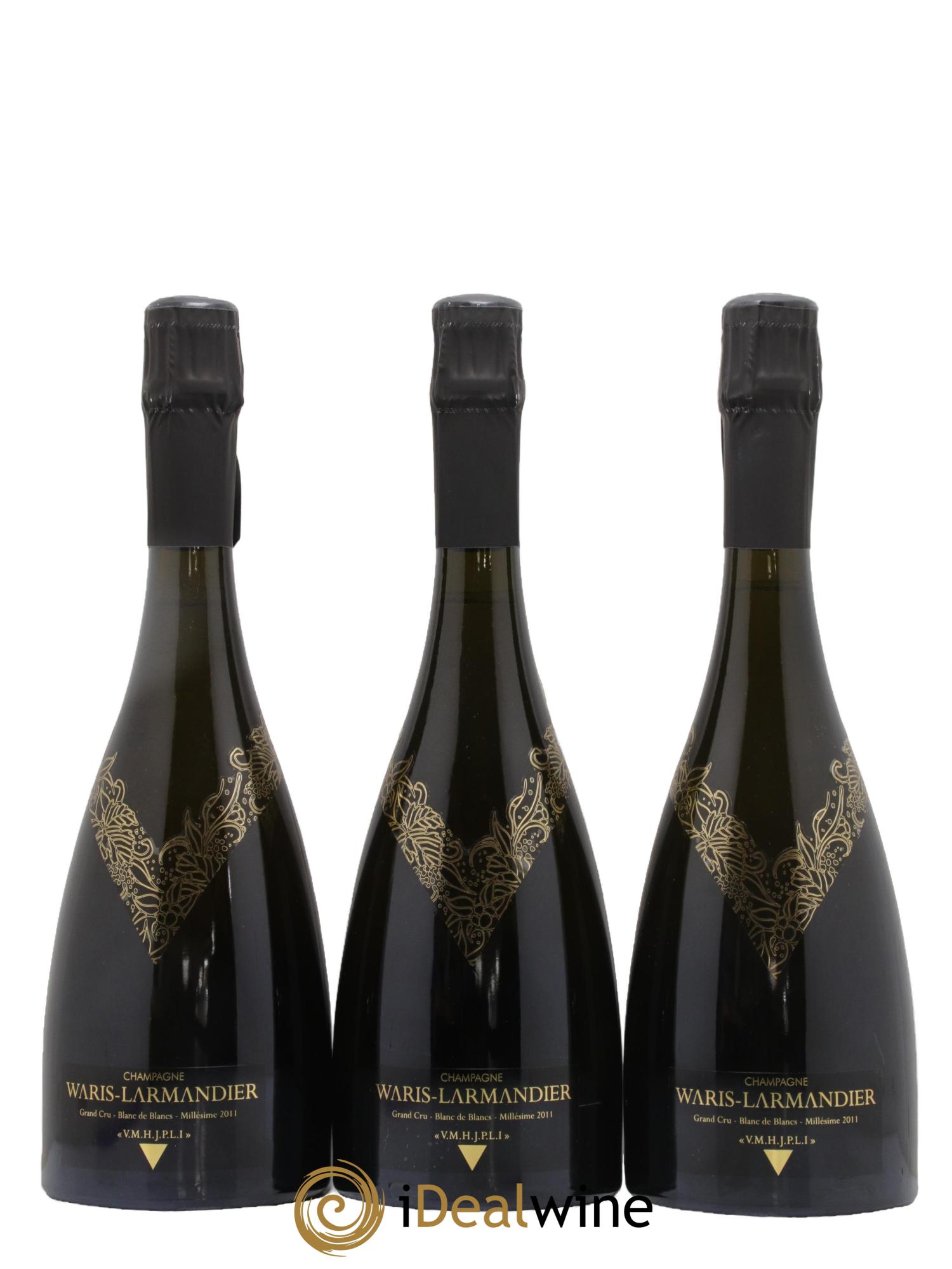 Champagne Blanc de Blancs Grand Cru Cuvée VMHJPLI Waris-Larmandier 2011 - Lot de 3 bouteilles - 0