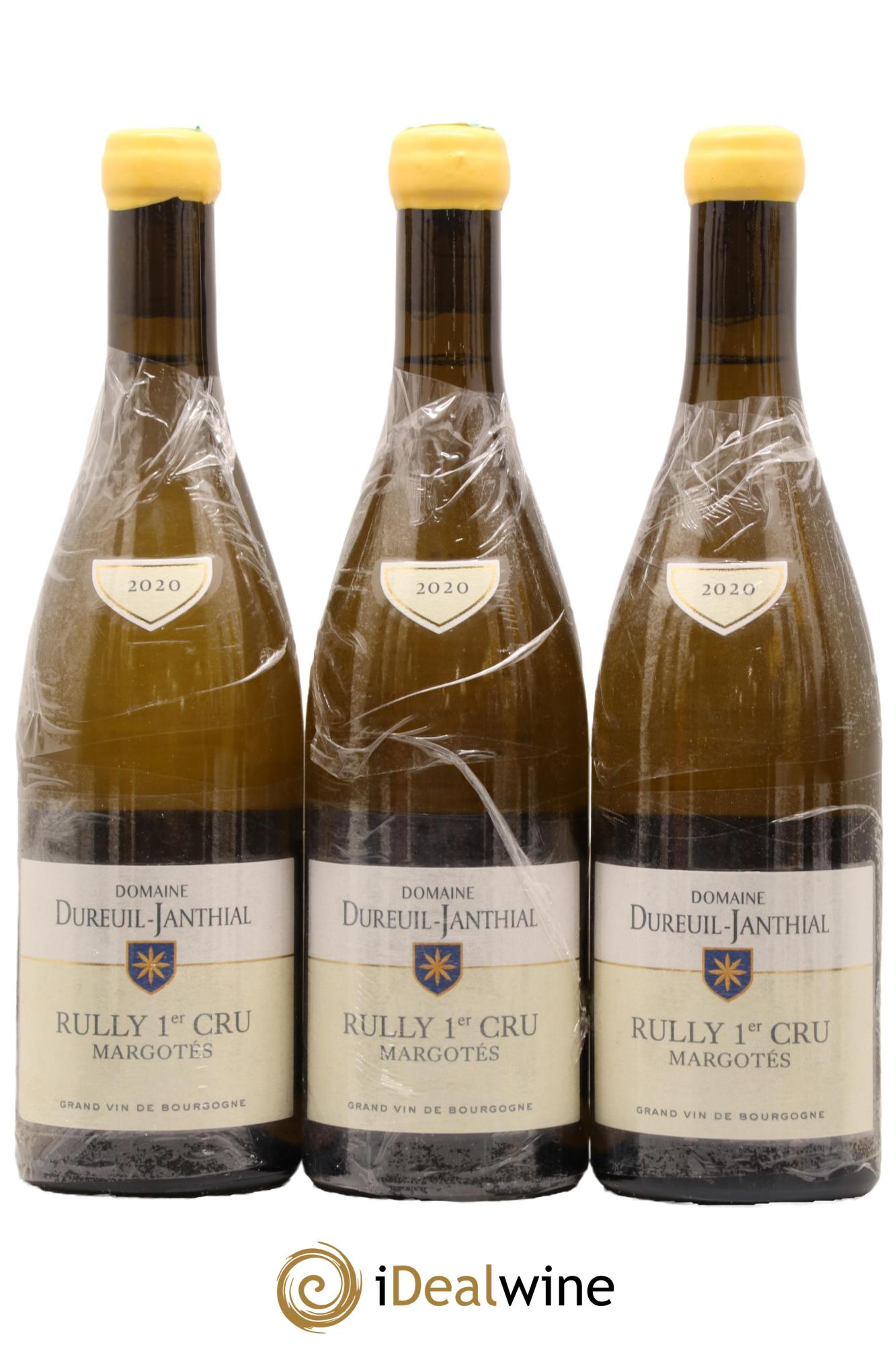 Rully 1er Cru Les Margotés Vincent Dureuil-Janthial 2020 - Lot de 3 bouteilles - 0