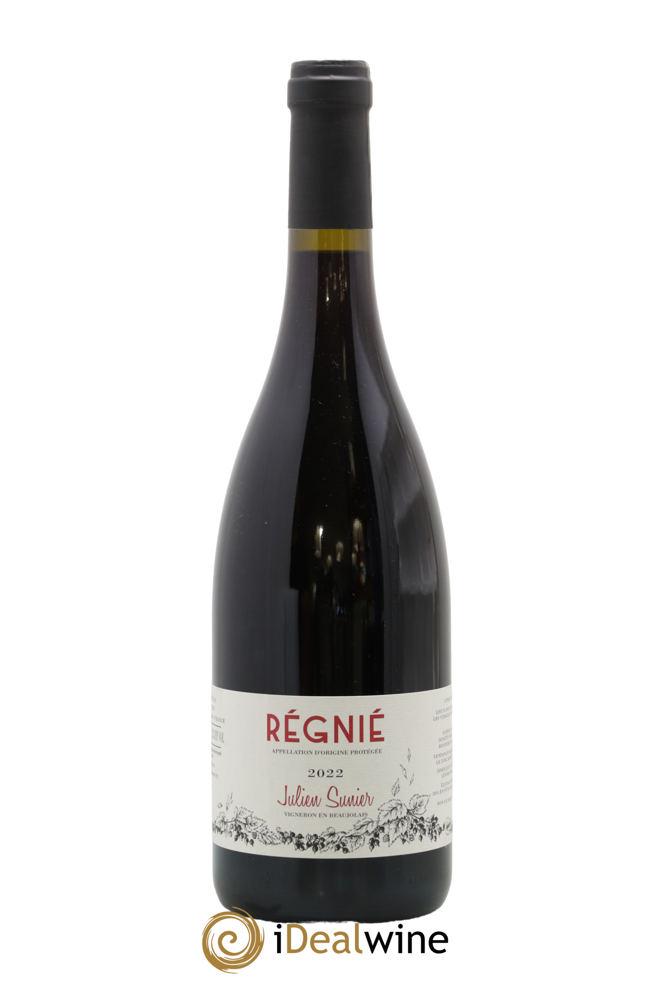 Régnié Domaine Julien Sunier 2022 - Lot de 1 bouteille - 0
