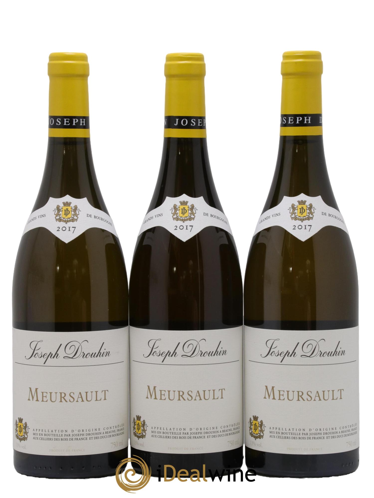 Meursault Joseph Drouhin 2017 - Lot de 3 bouteilles - 0