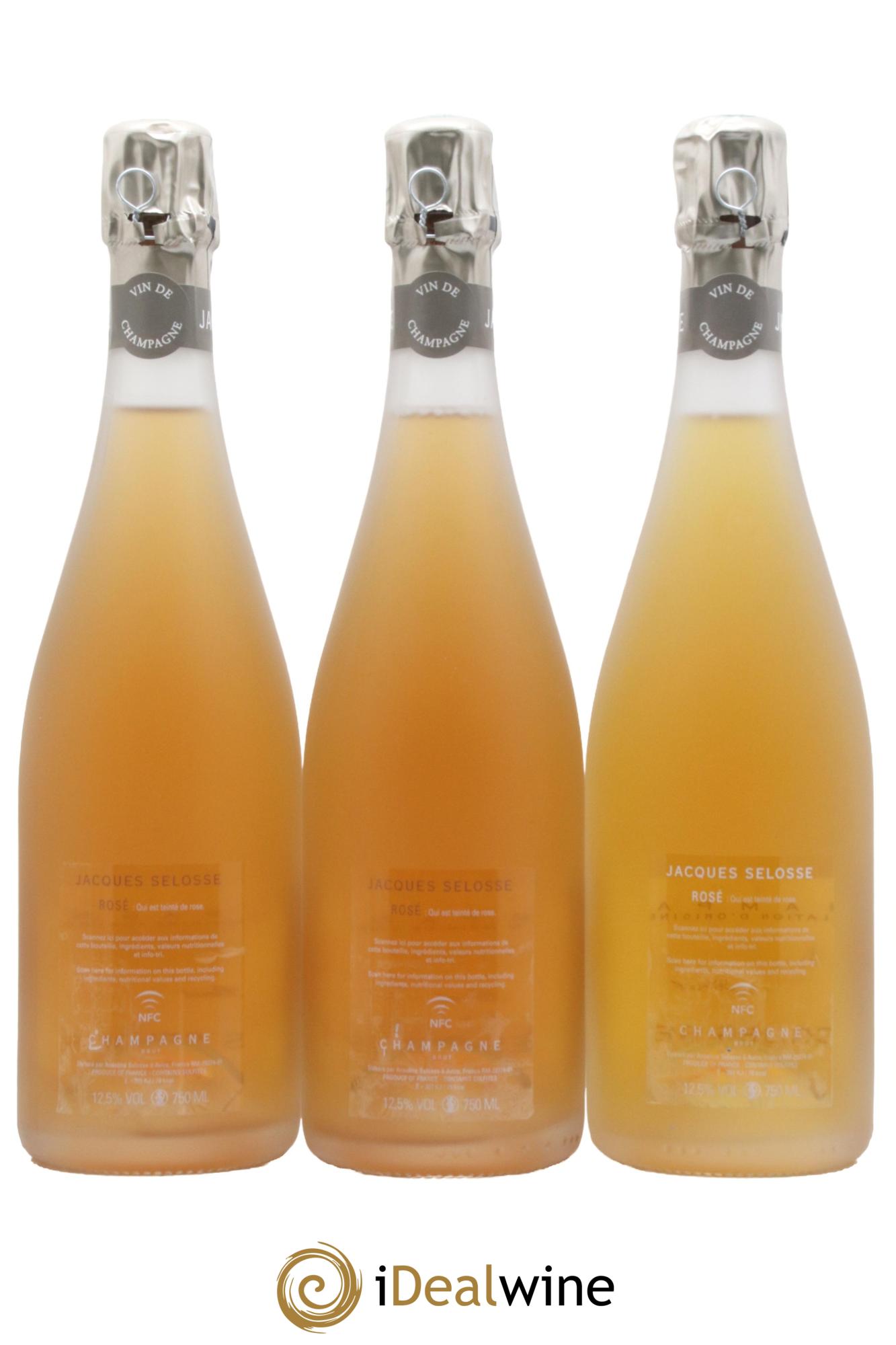 Rosé Brut Jacques Selosse - Lot de 3 bouteilles - 1