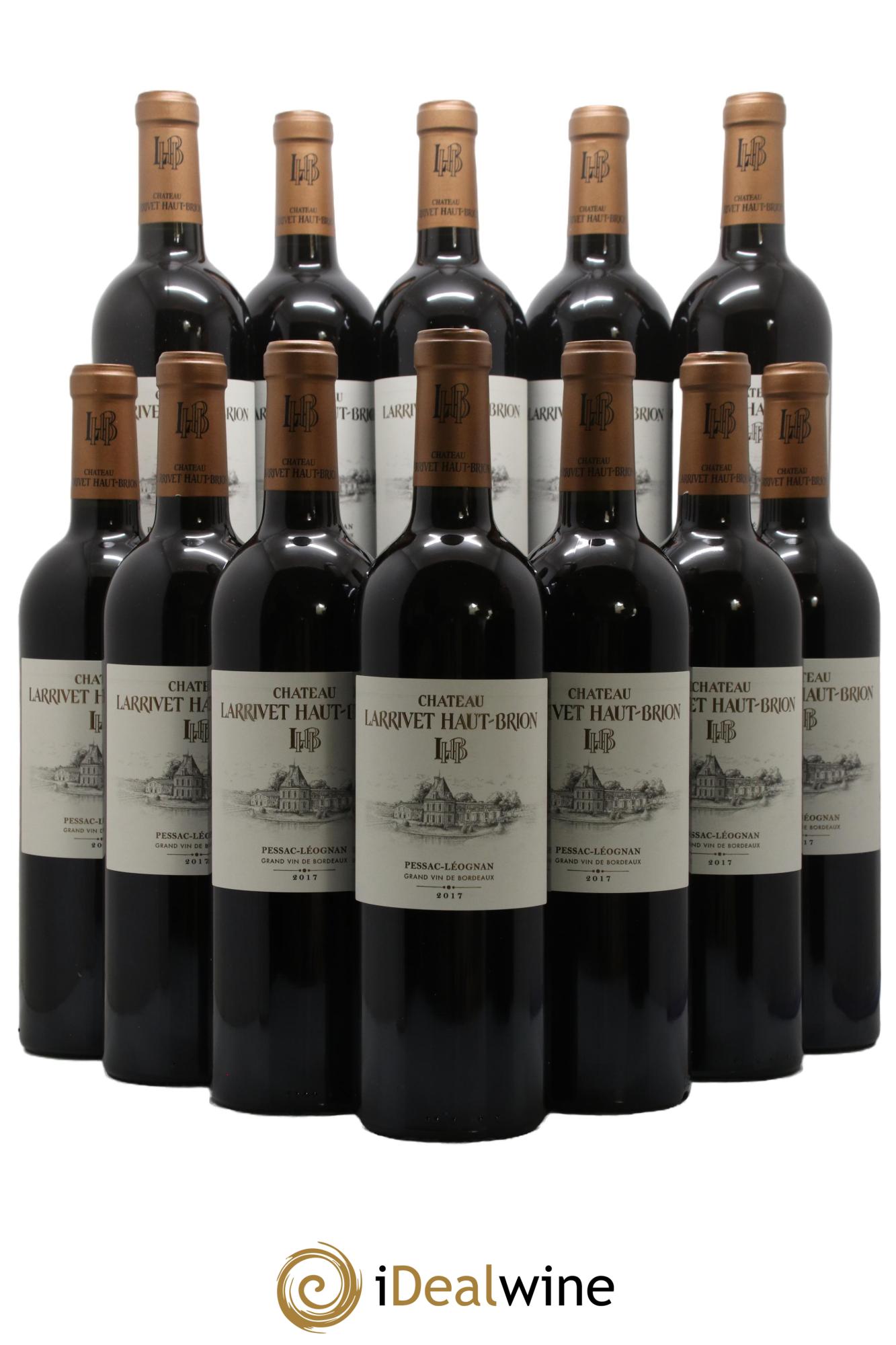 Château Larrivet Haut-Brion 2017 - Lot de 12 bouteilles - 0