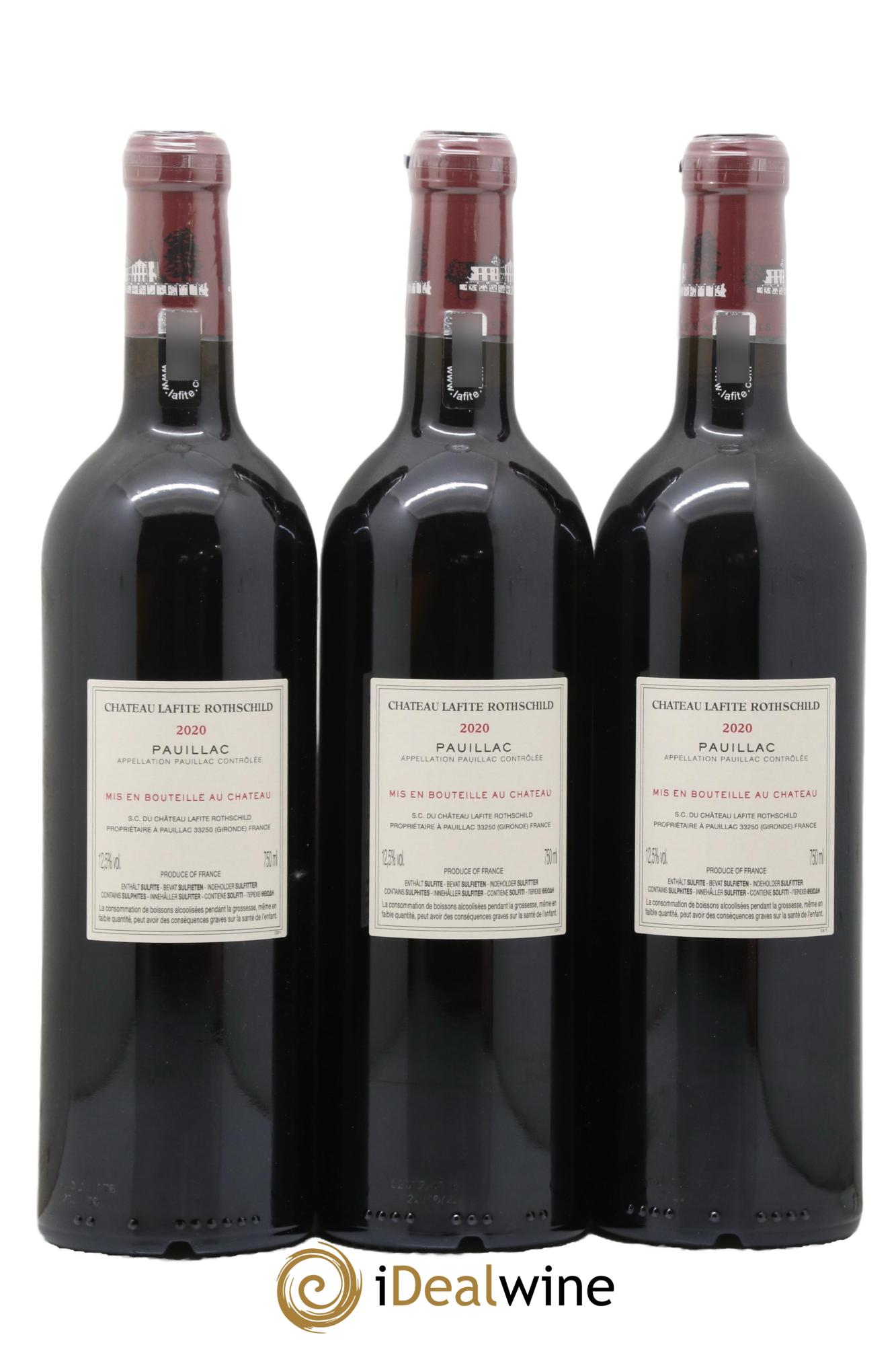 Château Lafite Rothschild 1er Grand Cru Classé 2020 - Lot de 6 bouteilles - 4