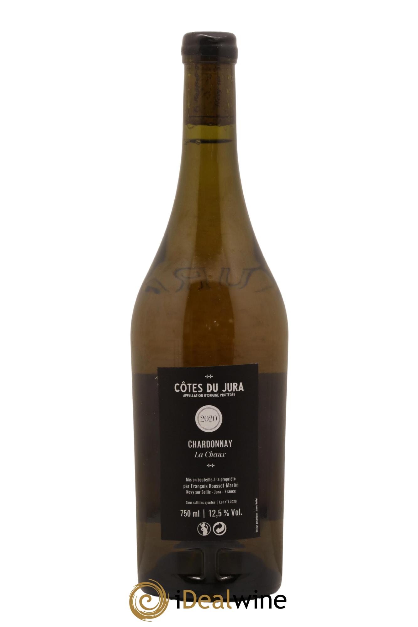 Côtes du Jura La Chaux François Rousset Martin 2020 - Posten von 1 Flasche - 1