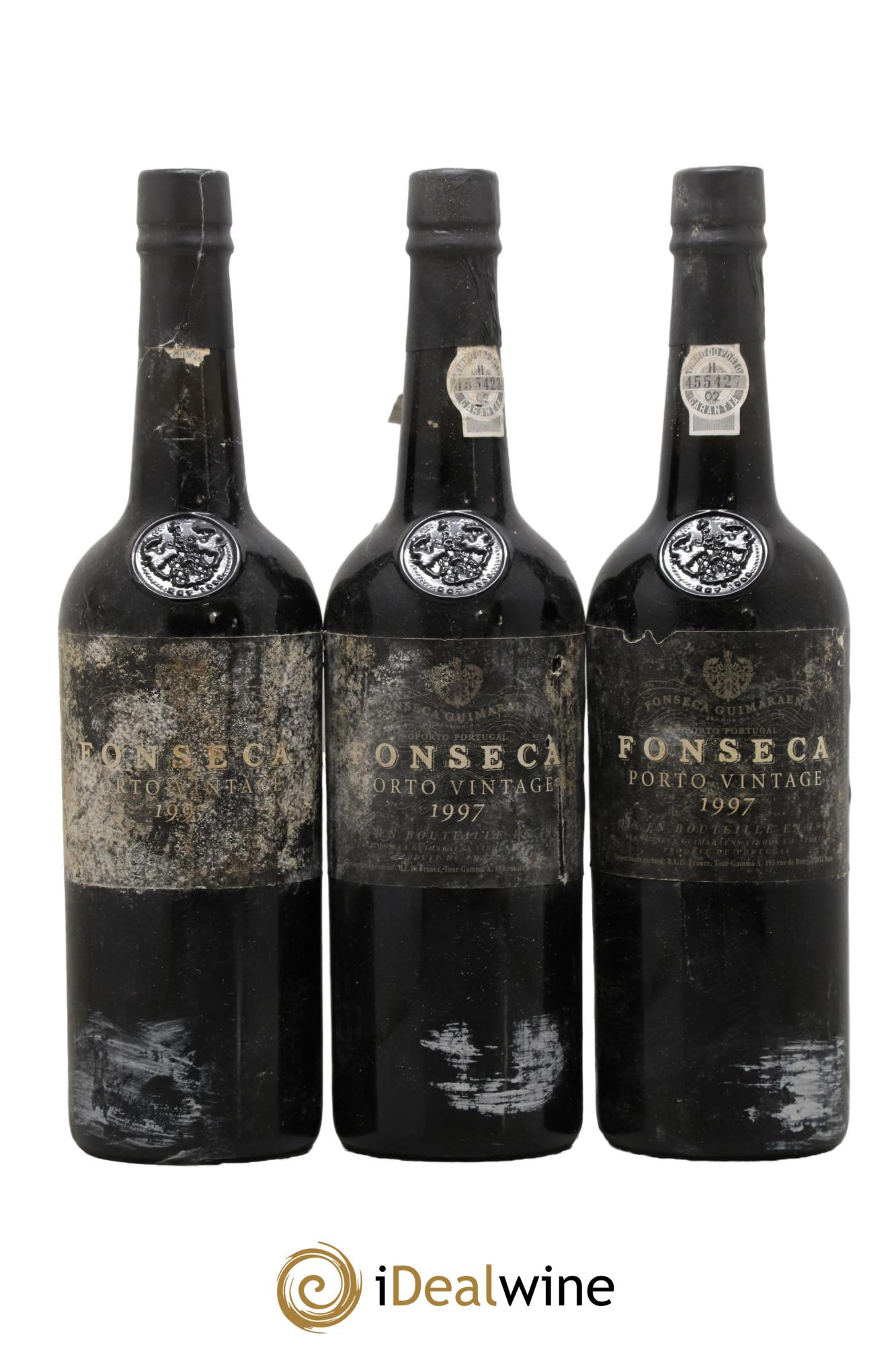 Porto Fonseca Vintage 1997 - Lot of 3 bottles - 0
