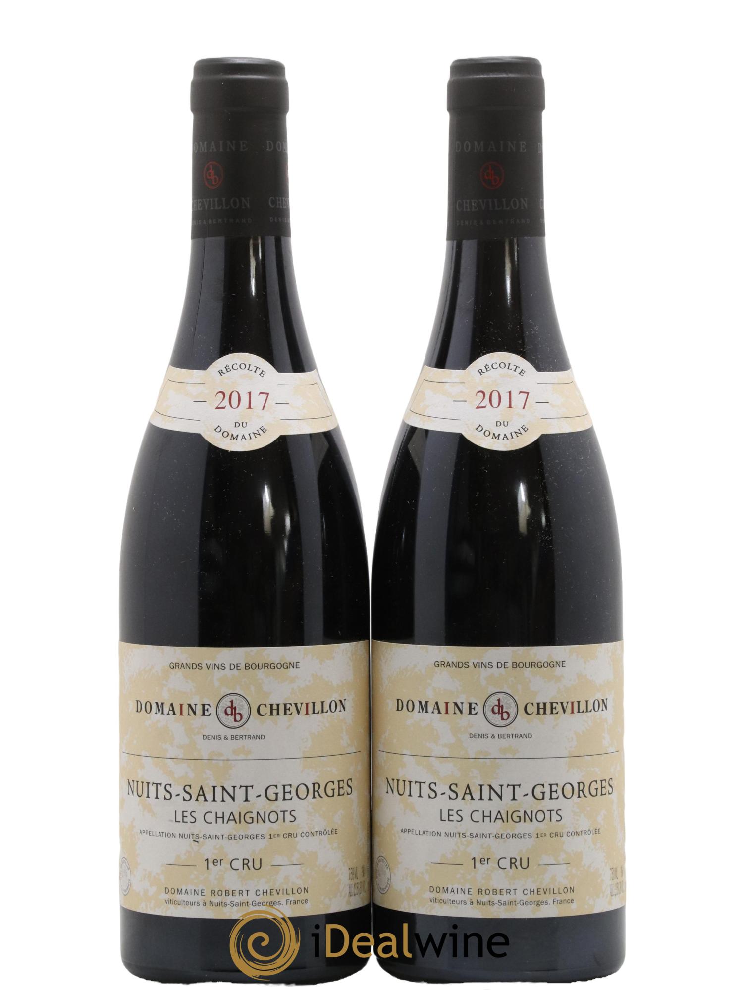 Nuits-Saint-Georges 1er Cru Les Chaignots Robert Chevillon 2017 - Lot de 2 bouteilles - 0