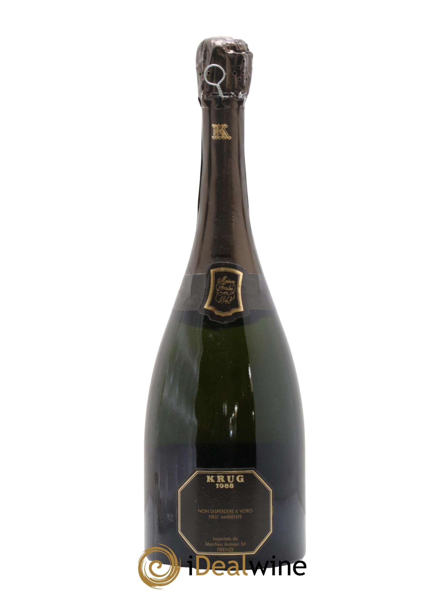 Vintage Krug 1988 - Lot of 1 bottle - 2