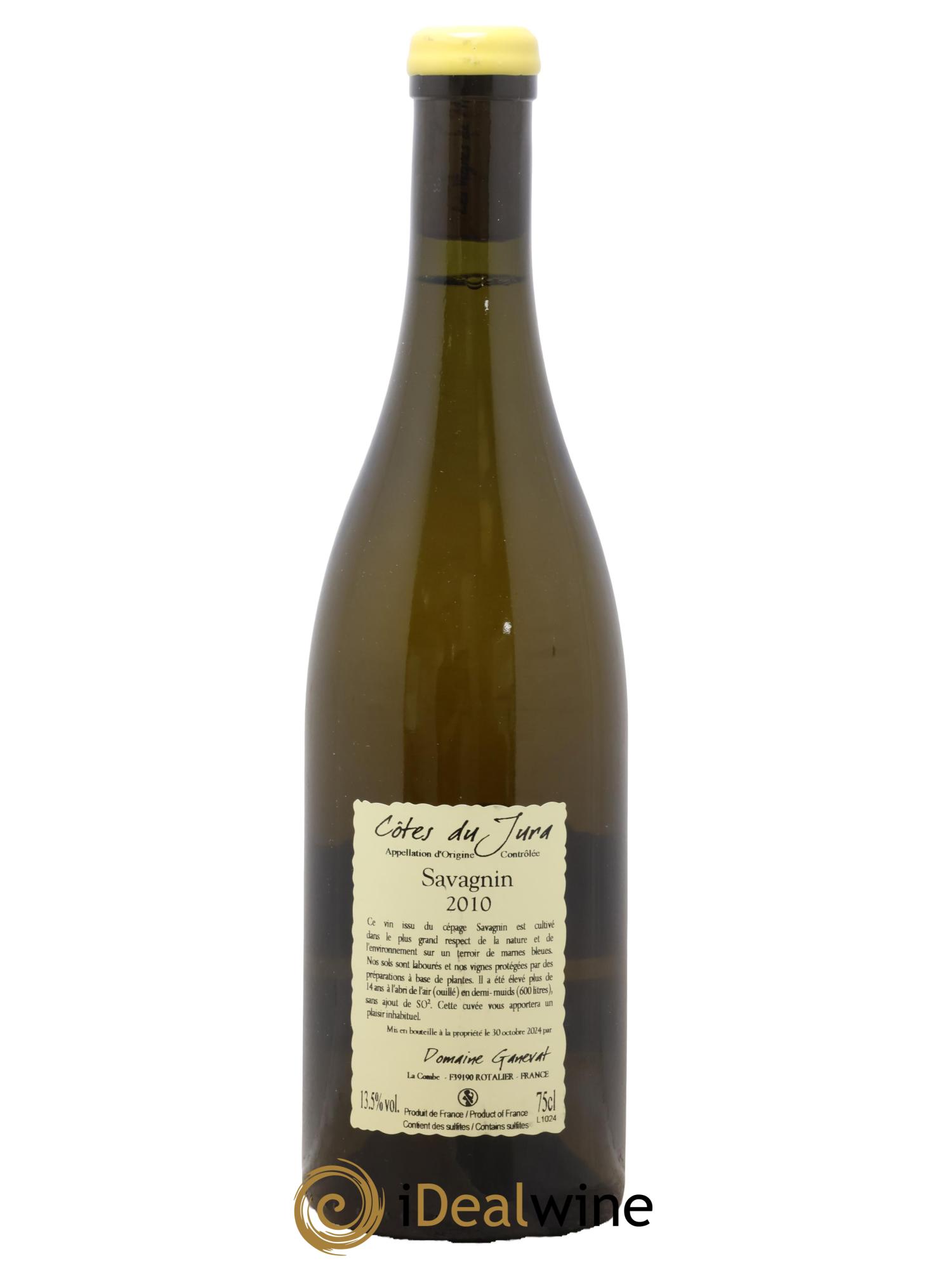 Côtes du Jura Les Vignes de mon Père Jean-François Ganevat (Domaine) 2010 - Lot de 1 bouteille - 1