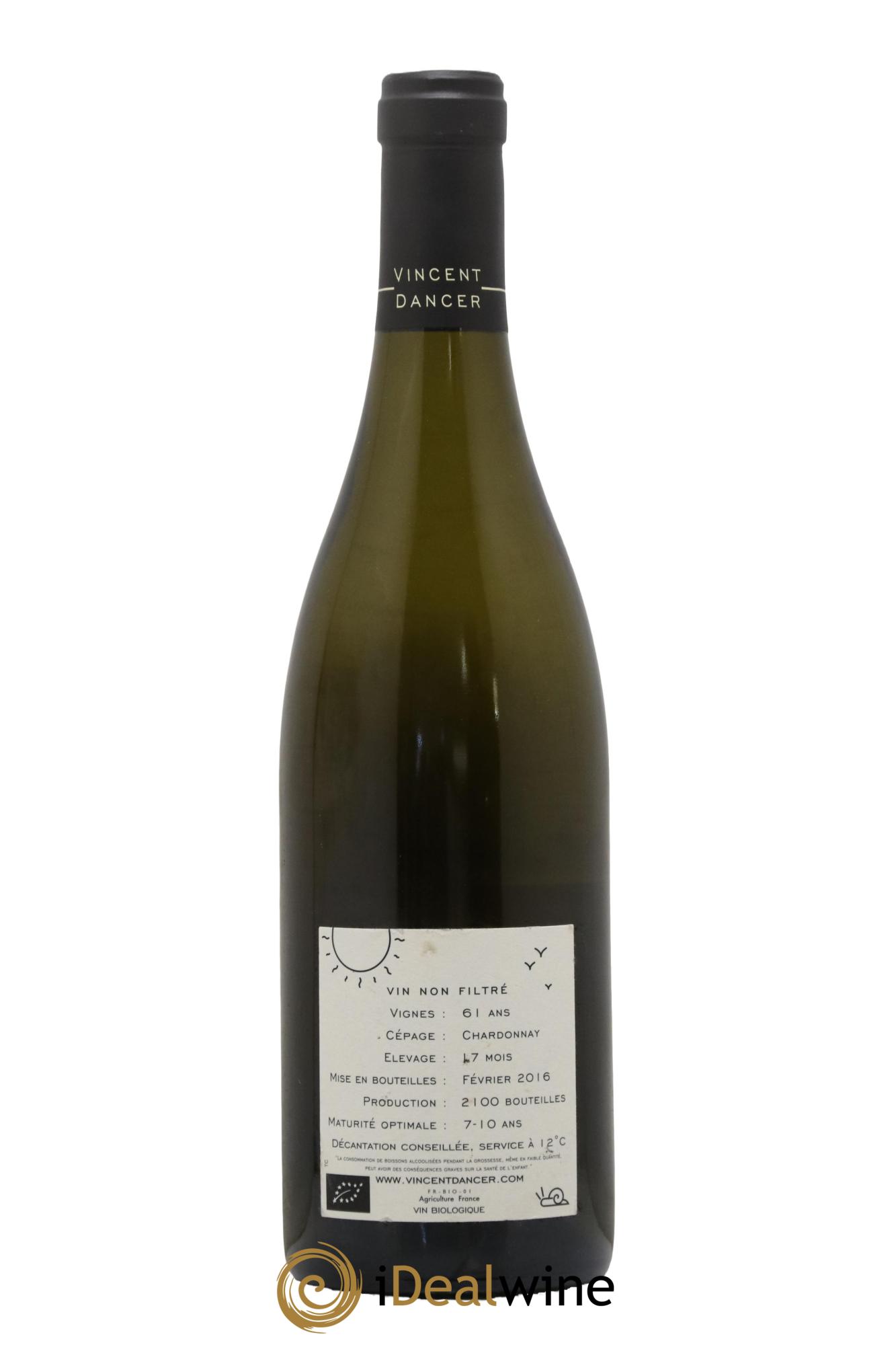 Chassagne-Montrachet 1er Cru (Morgeot) Tête du Clos Vincent Dancer 2014 - Lot de 1 bouteille - 1