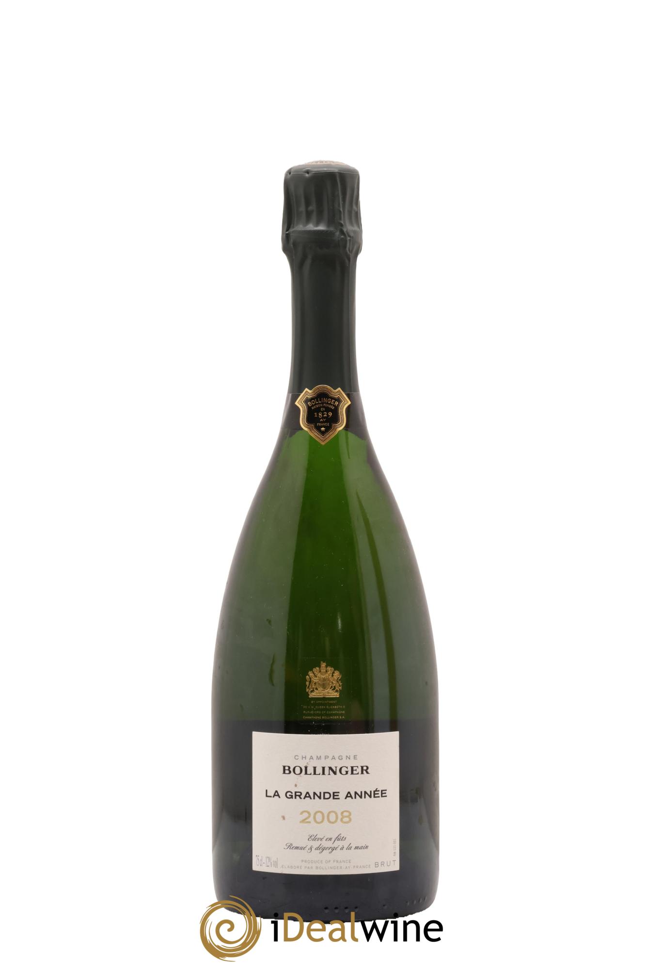 La Grande Année Brut Bollinger 2008 - Lote de 1 botella - 1