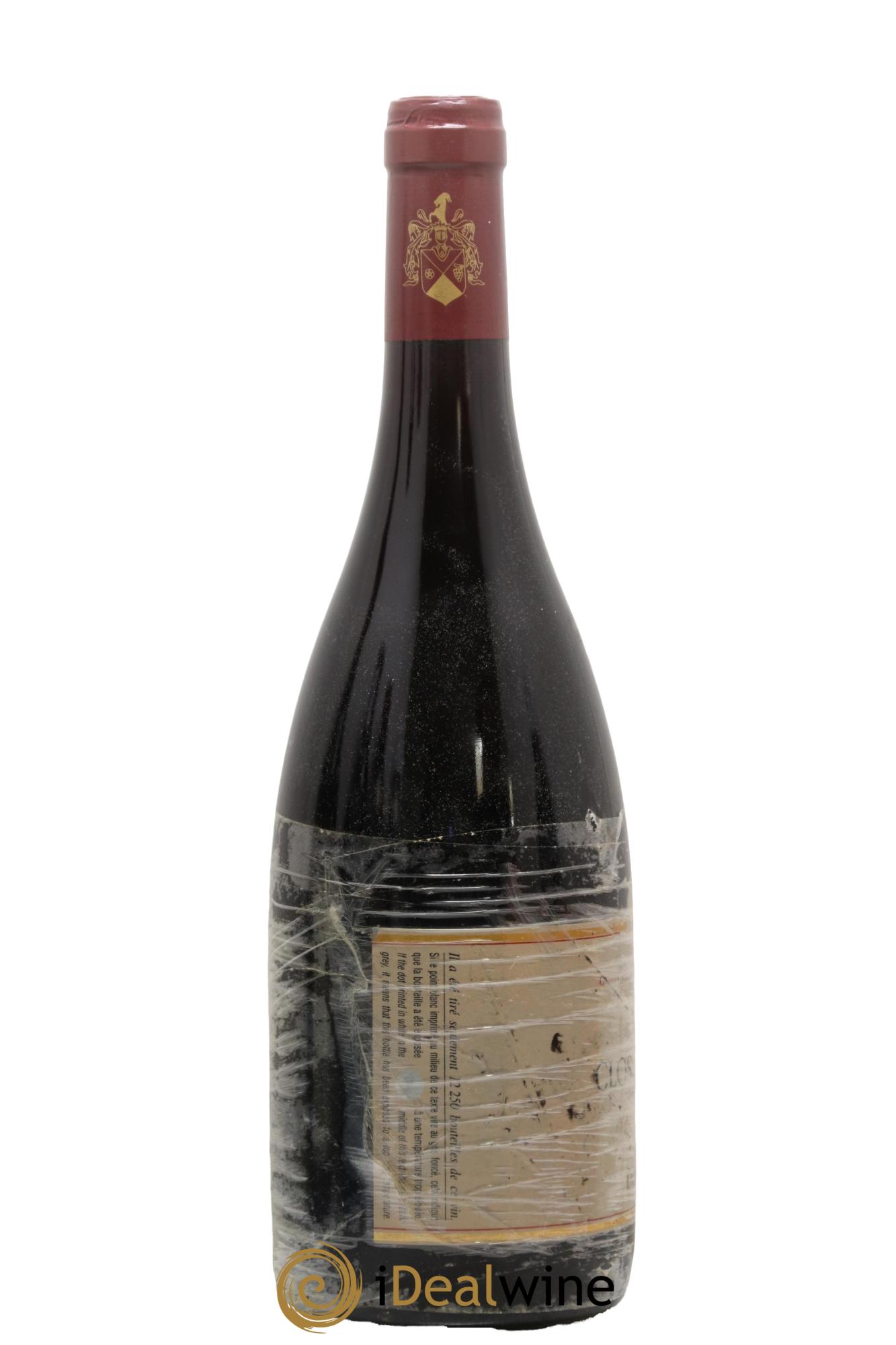 Clos de la Roche Grand Cru Vieilles Vignes Ponsot (Domaine) 2002 - Lot of 1 bottle - 2