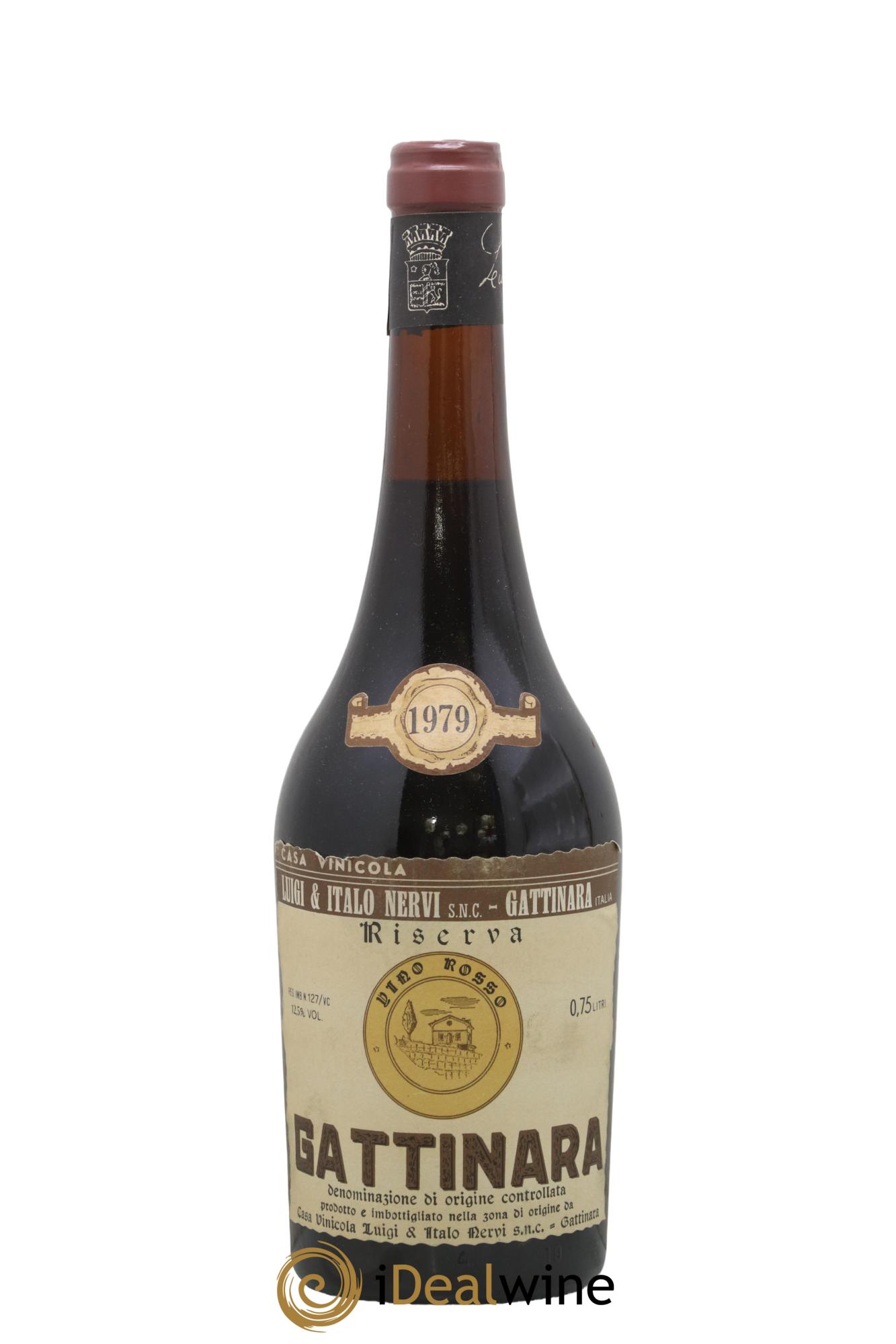 Gattinara DOCG Riserva Nervi Luigi 1979 - Lot de 1 bouteille - 0