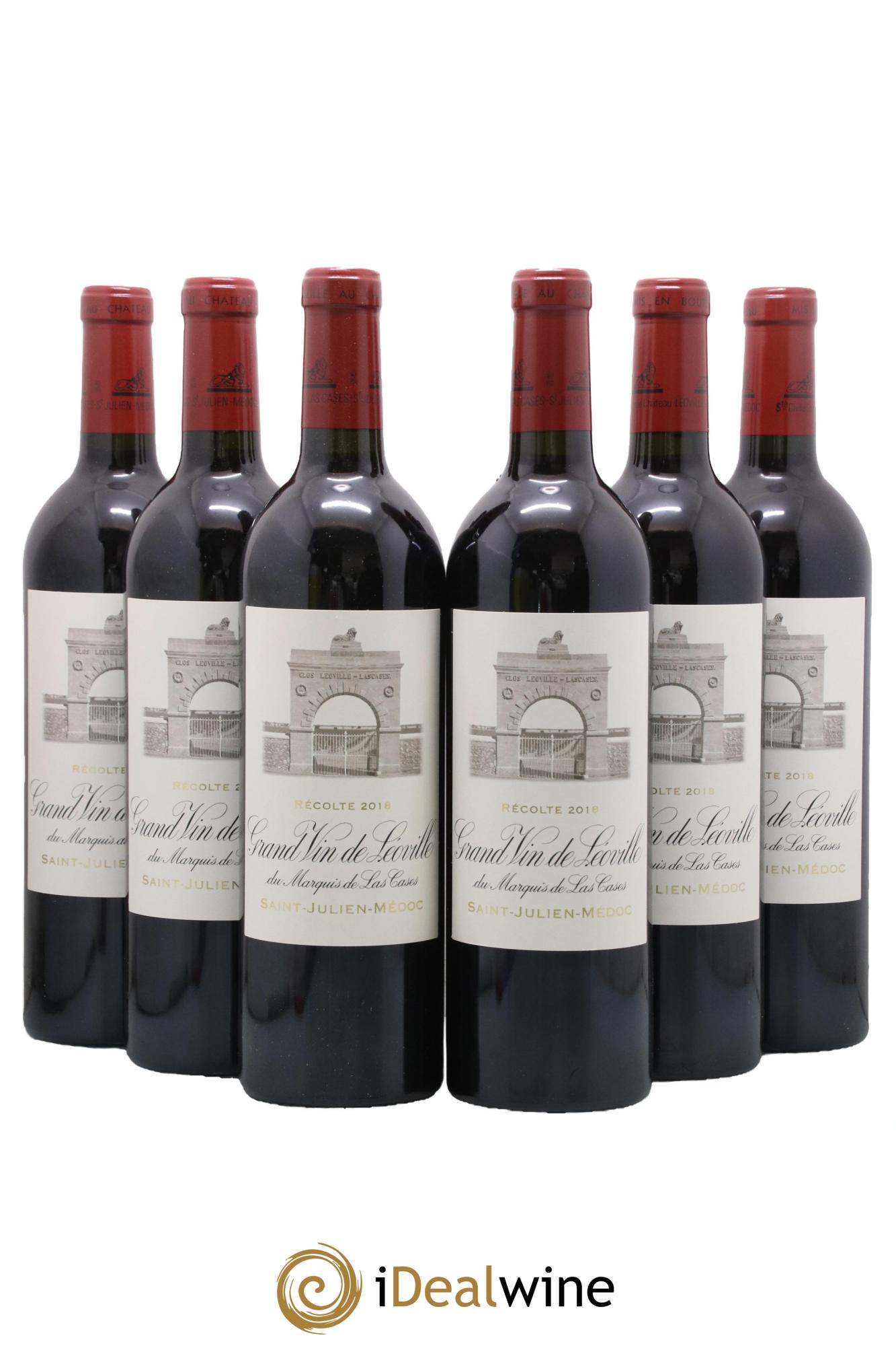 Château Léoville Las Cases 2ème Grand Cru Classé 2018 - Lot de 6 bouteilles - 0