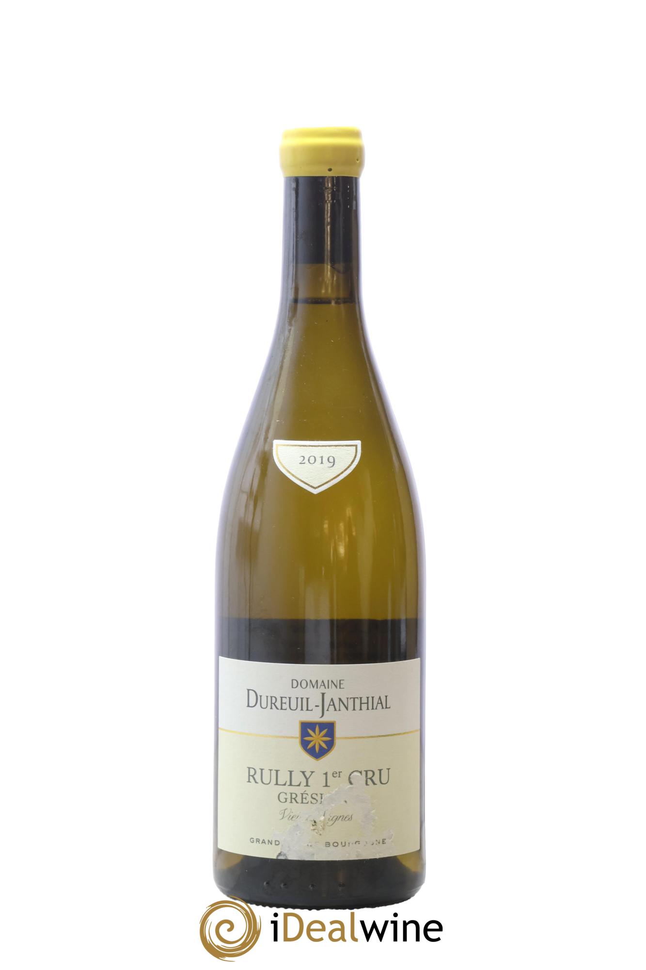 Rully 1er Cru Grésigny Vieilles Vignes Vincent Dureuil-Janthial 2019 - Lot de 1 bouteille - 0