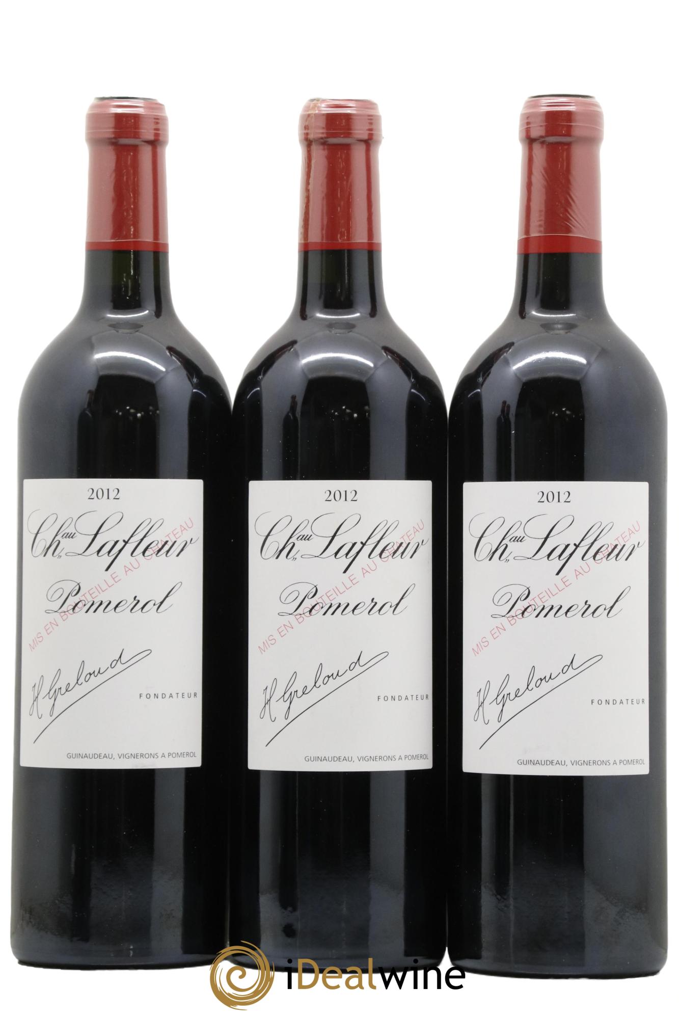 Château Lafleur 2012 - Lotto di 3 bottiglie - 0