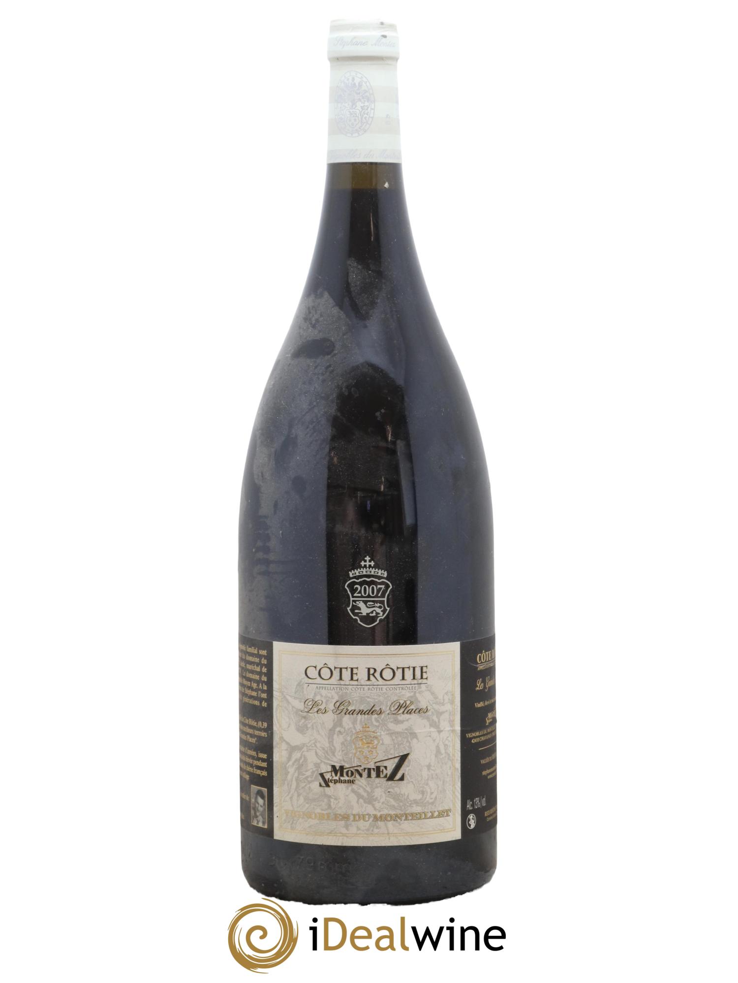 Côte-Rôtie Les Grandes Places Monteillet (Domaine du) - Stéphane Montez 2007 - Lot de 1 magnum - 0