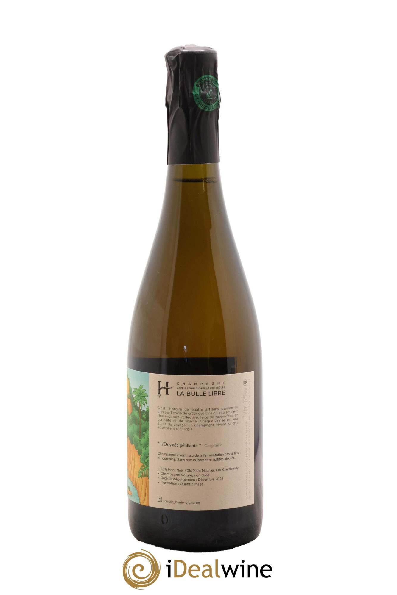 L'Odyssée Pétillante Chapitre 2 Romain Henin - Lot of 1 bottle - 1
