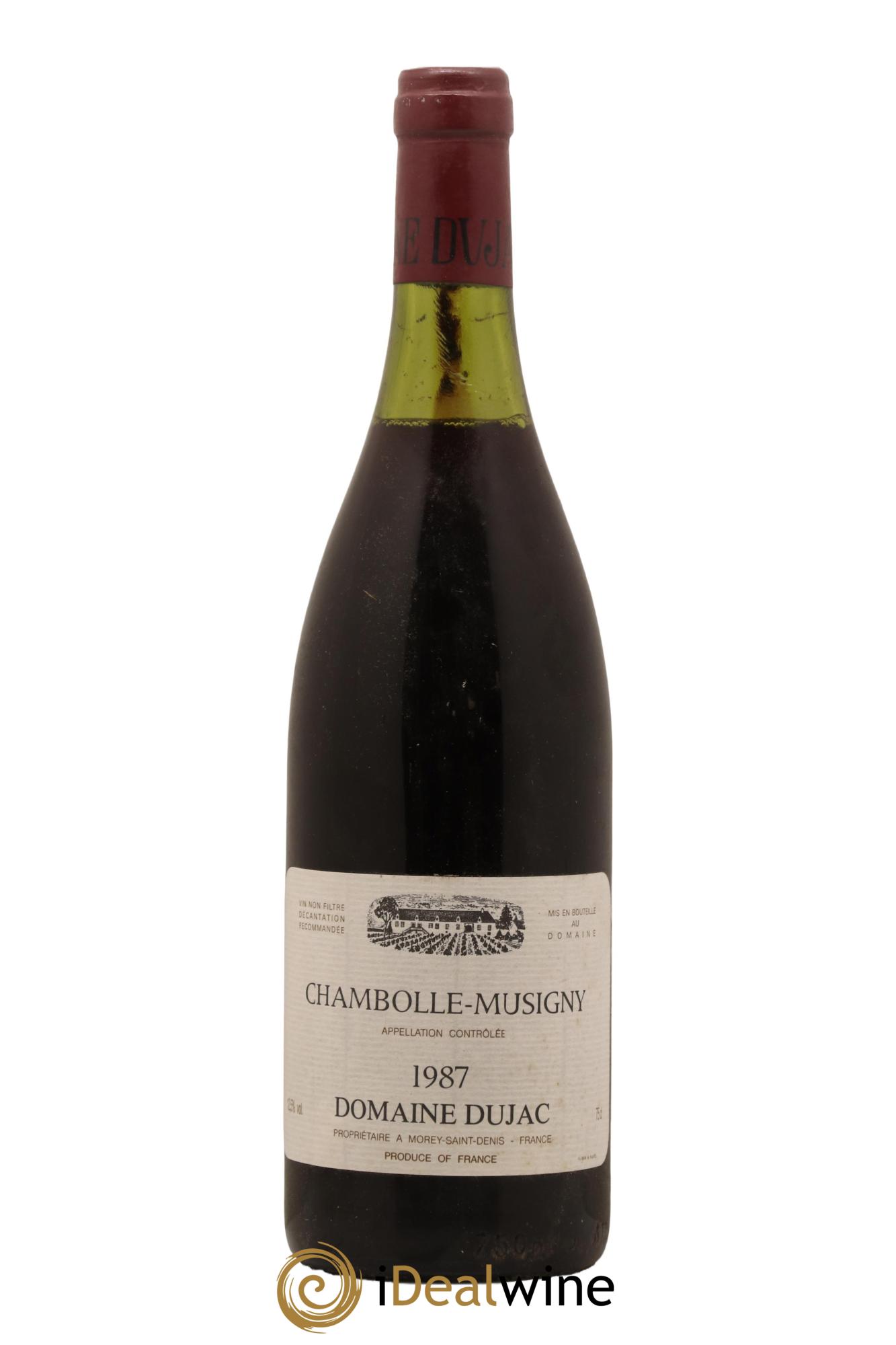 Chambolle-Musigny Dujac (Domaine) 1987 - Lot de 1 bouteille - 0