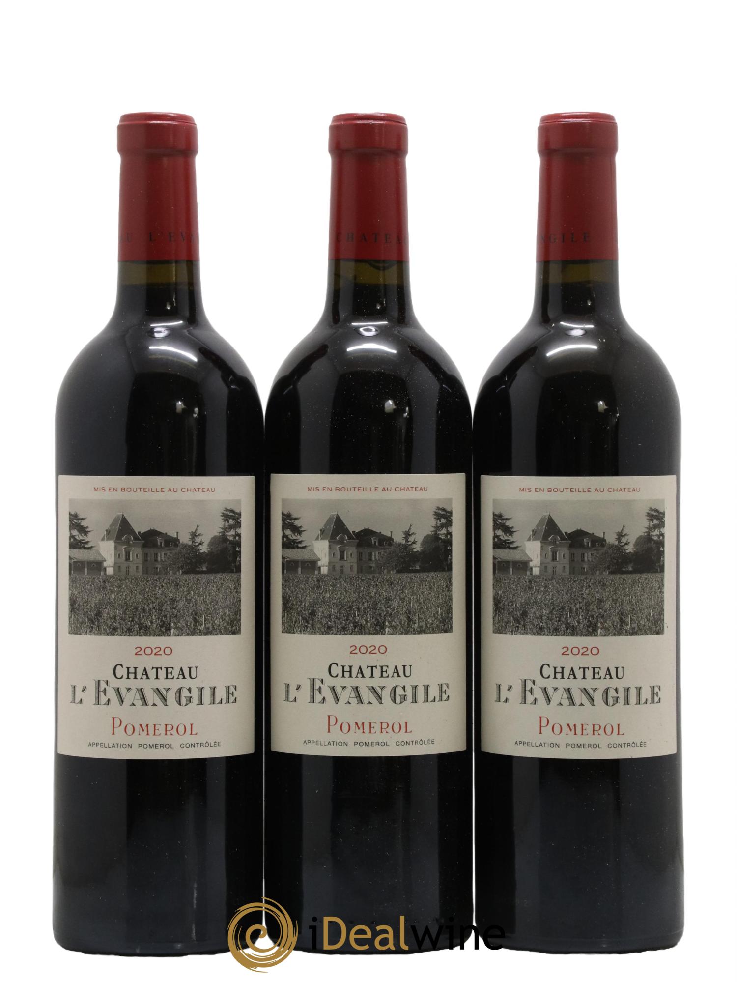 Château l' Évangile 2020 - Lot de 6 bouteilles - 1