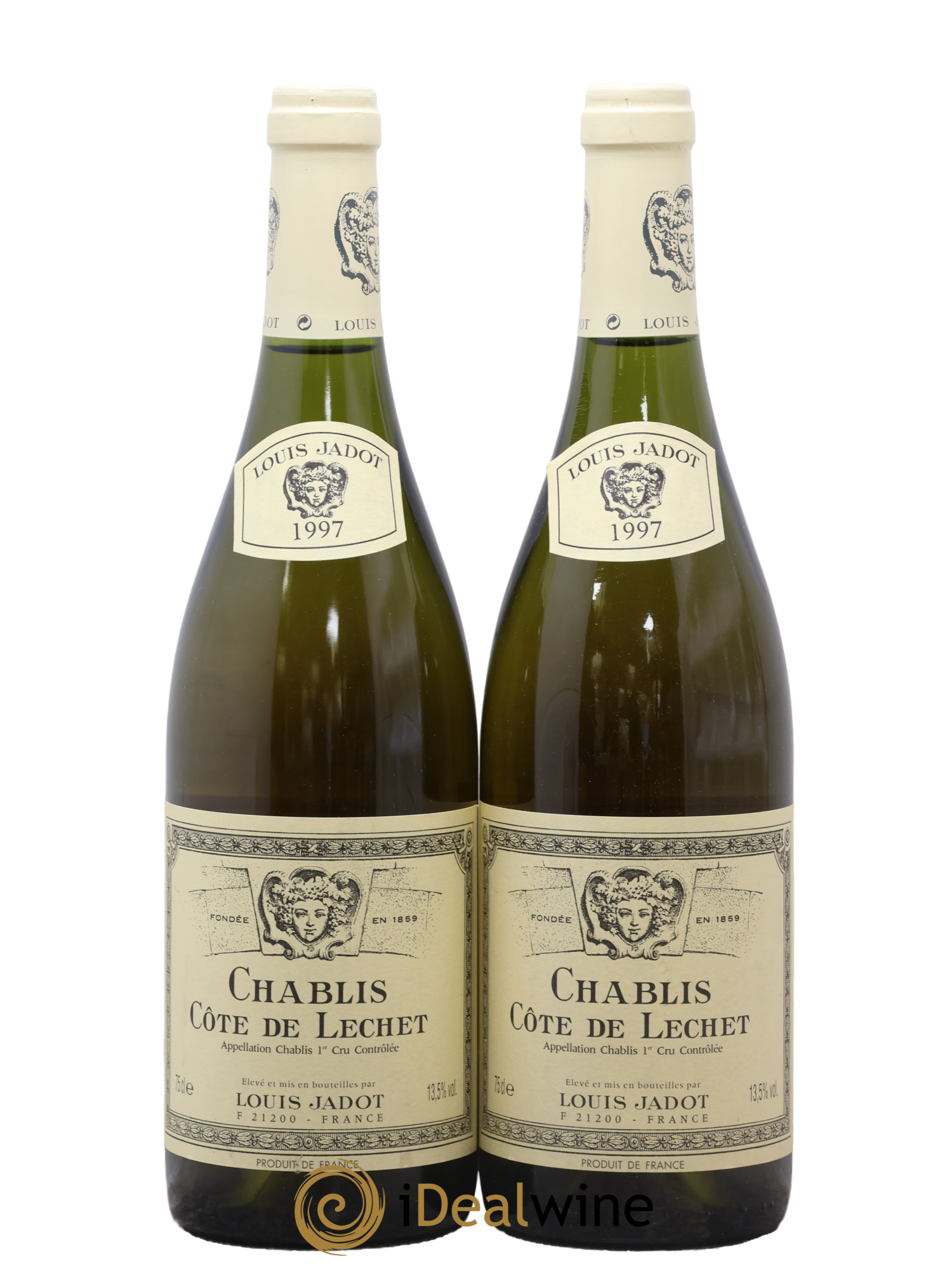 Chablis 1er Cru Cote De Lechet Louis Jadot 1997 - Posten von 2 Flaschen - 0