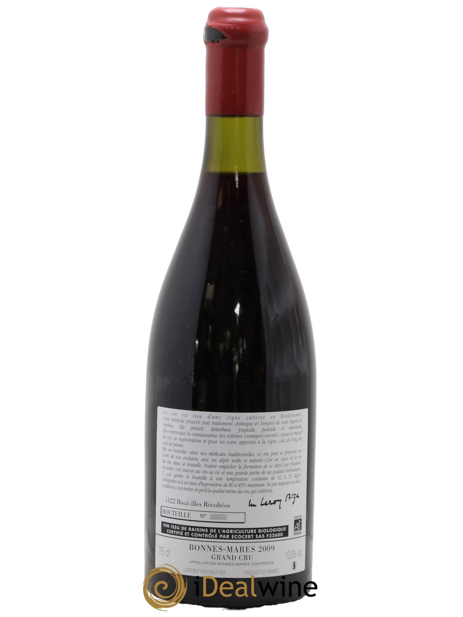 Bonnes-Mares Grand Cru d'Auvenay (Domaine)  2009 - Posten von 1 Flasche - 1