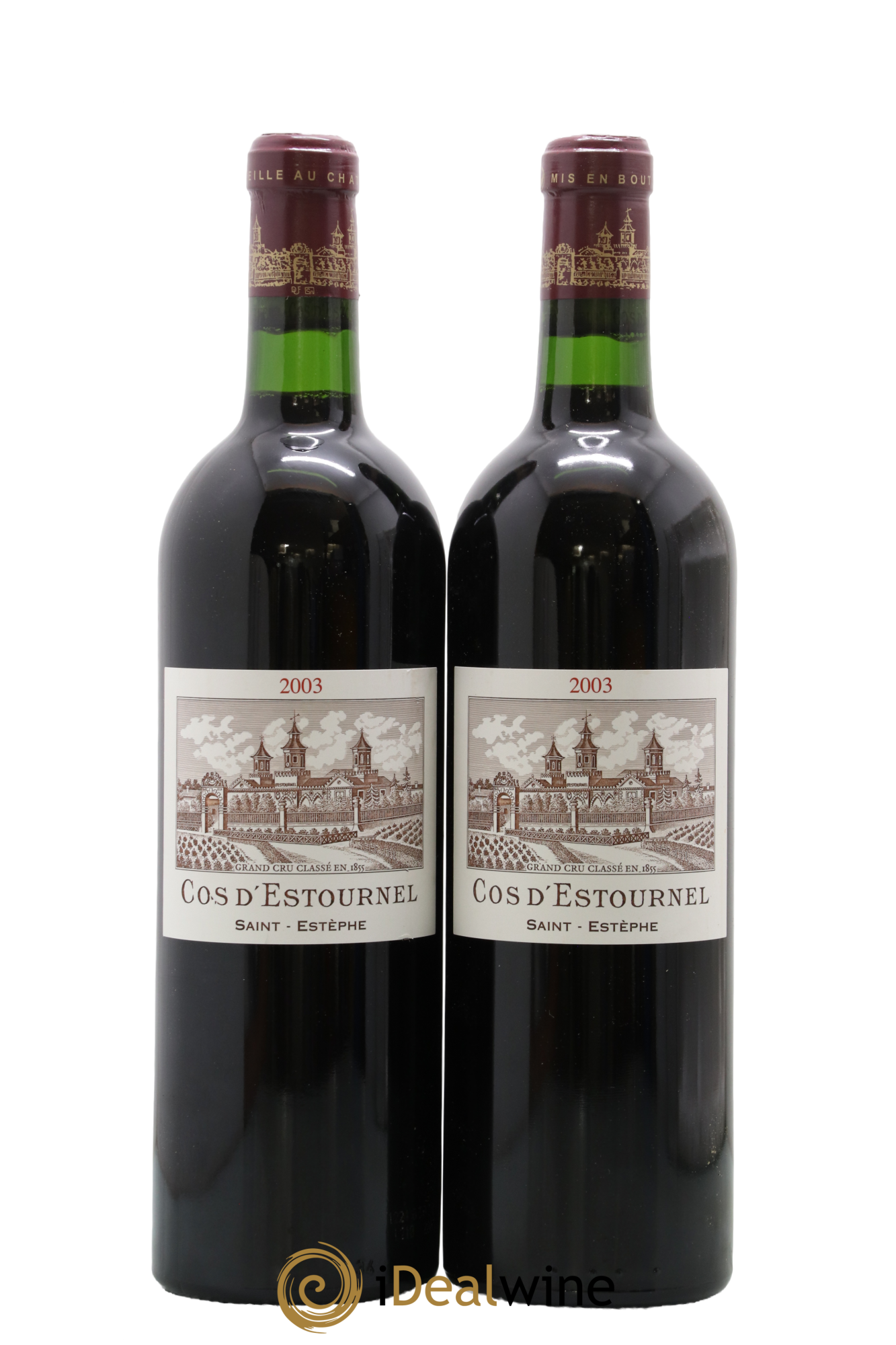 Cos d'Estournel 2ème Grand Cru Classé 2003 - Lot of 2 bottles - 0