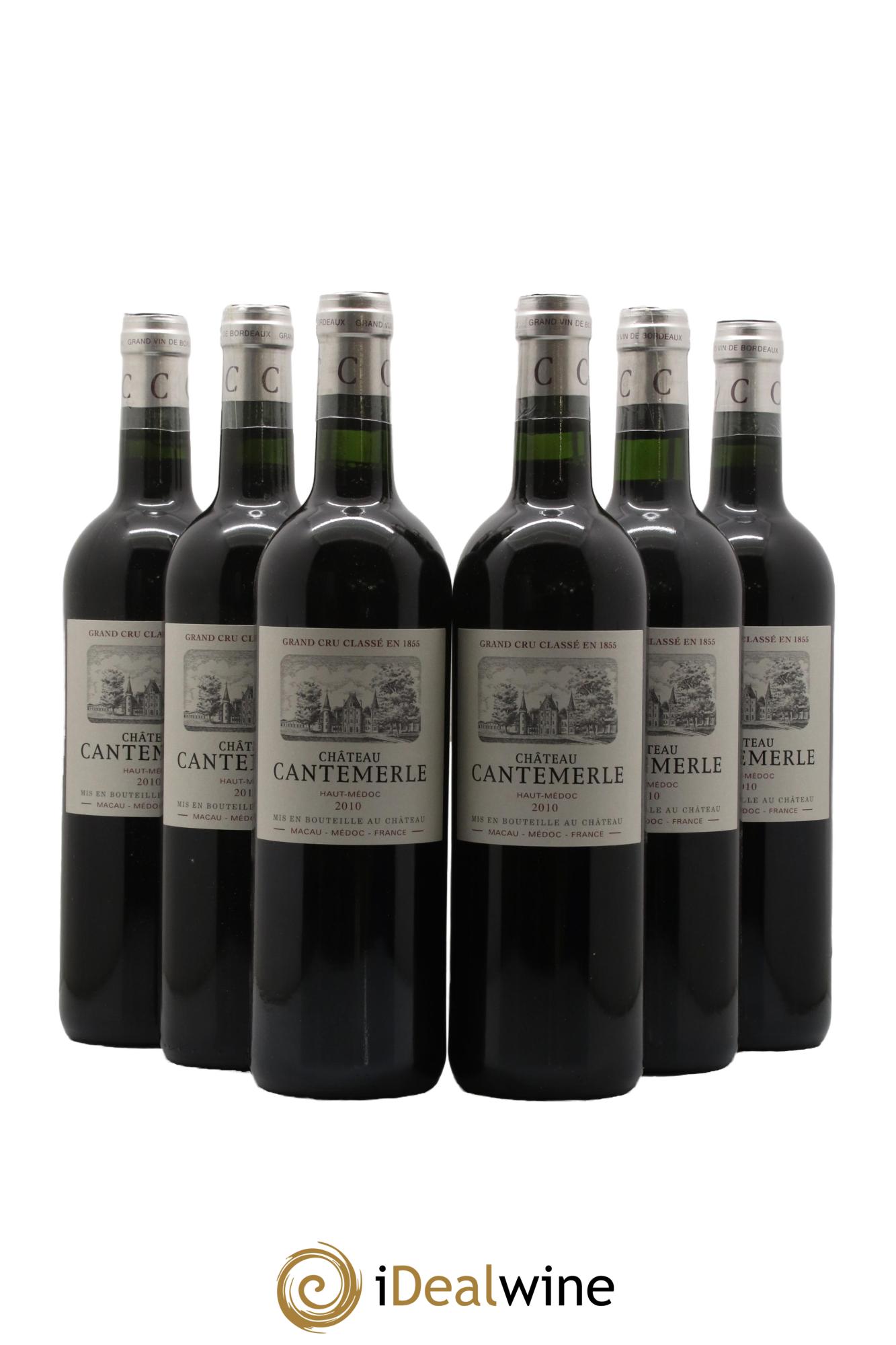 Château Cantemerle 5ème Grand Cru Classé 2010 - Lotto di 6 bottiglie - 0