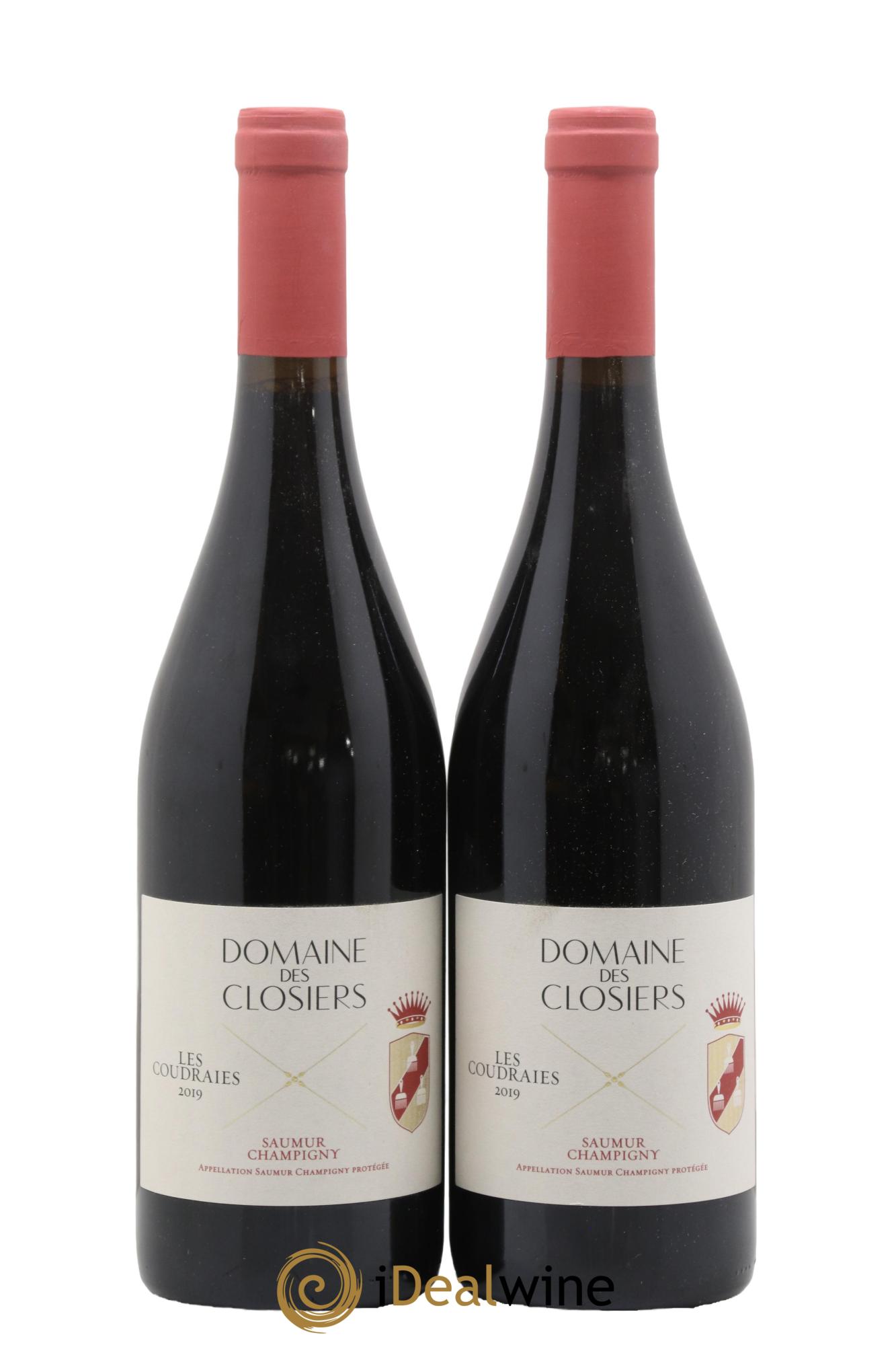 Saumur-Champigny Les Coudraies Domaine des Closiers 2019 - Lot de 2 bouteilles - 0
