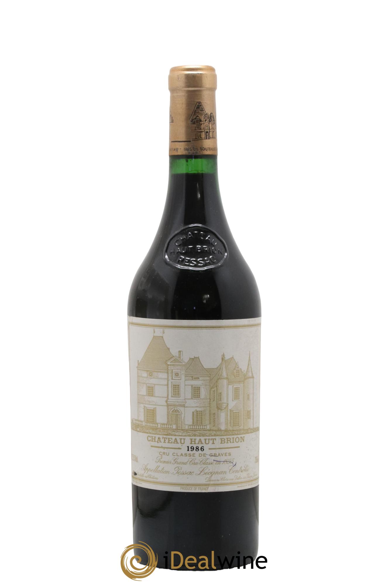 Château Haut Brion 1er Grand Cru Classé 1986 - Lot of 1 bottle - 0