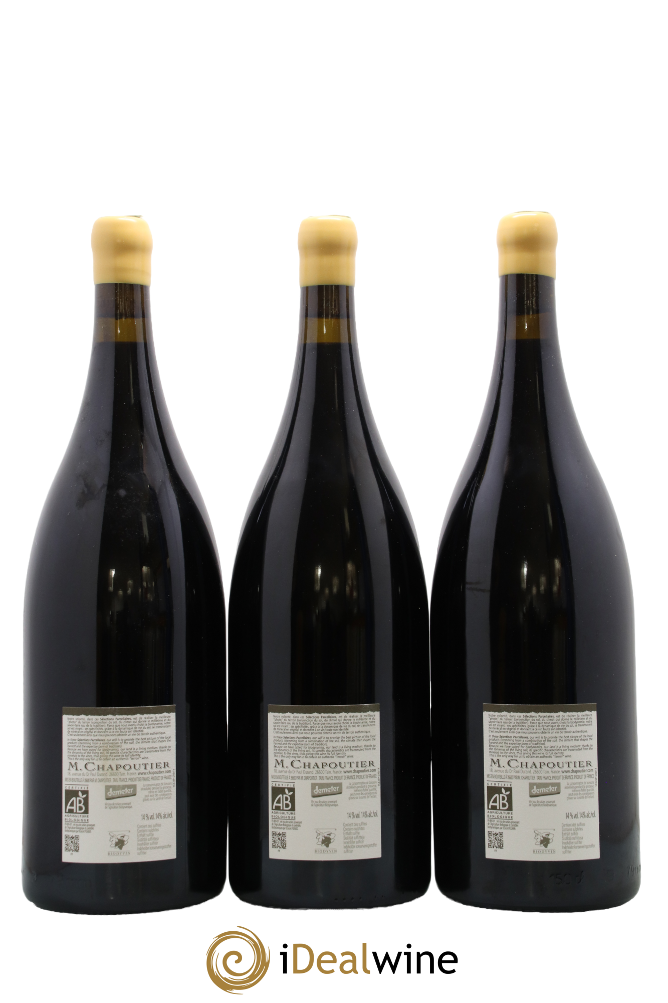 Hermitage Ermitage Le Pavillon Chapoutier 2011 - Lot of 3 magnums - 1