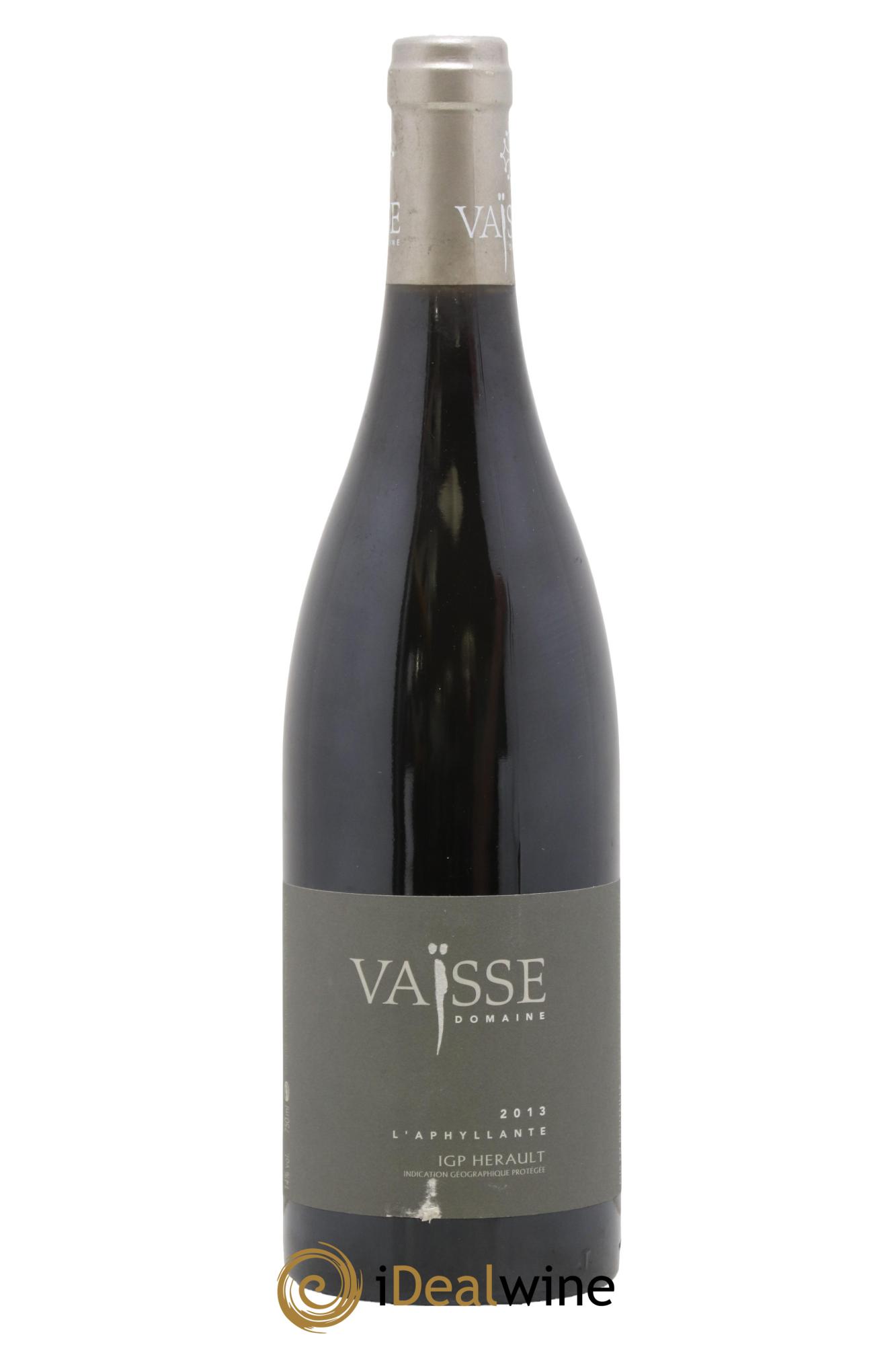 Pays d'Hérault L'Aphyllante Vaisse (Domaine) 2013 - Lot de 1 bouteille - 0
