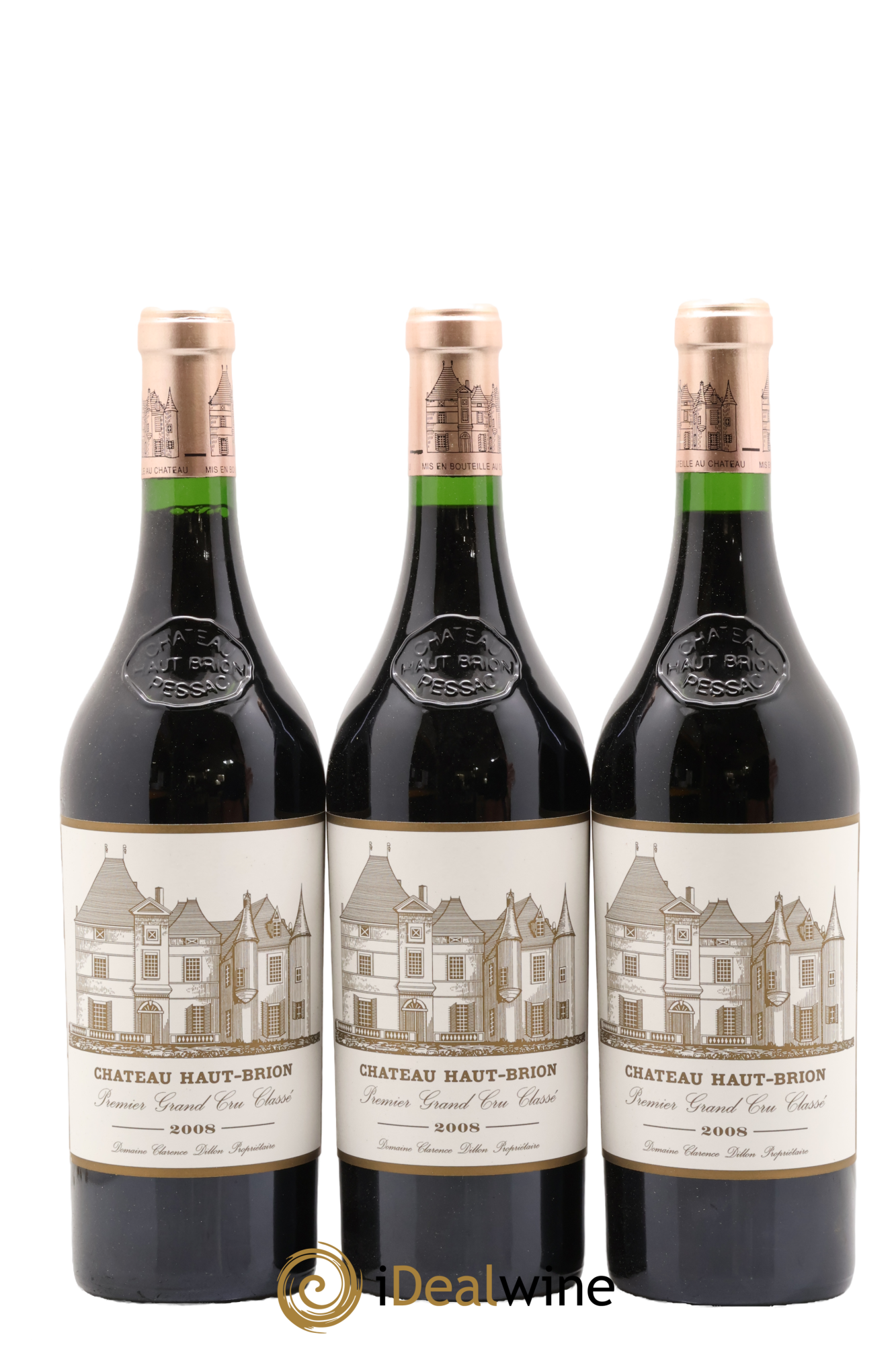 Château Haut Brion 1er Grand Cru Classé  2008 - Lot de 6 bouteilles - 3