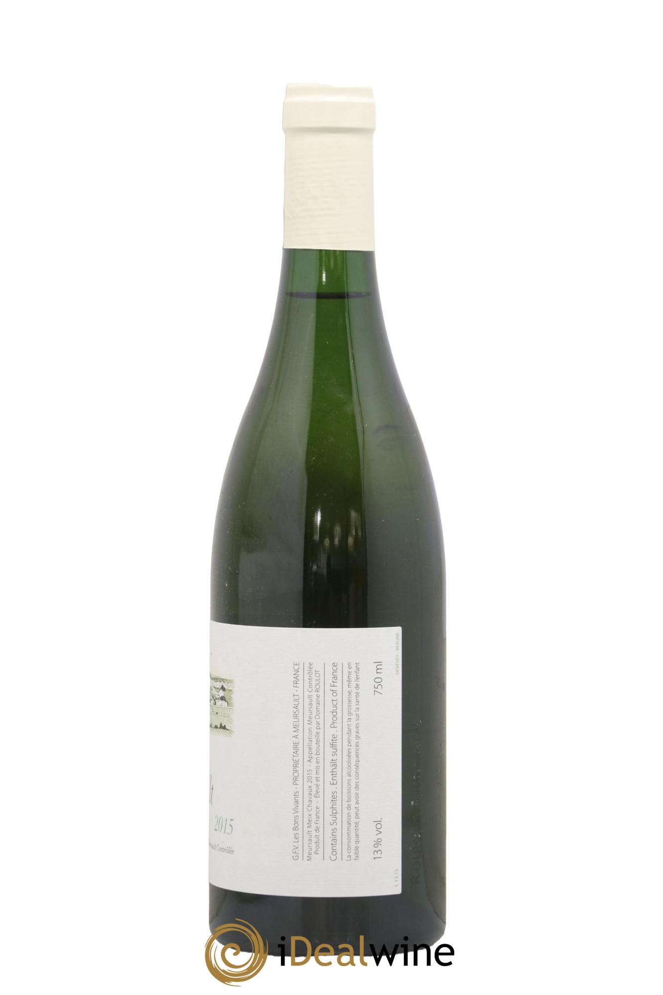 Meursault Meix Chavaux Roulot (Domaine) 2015 - Lot de 1 bouteille - 1