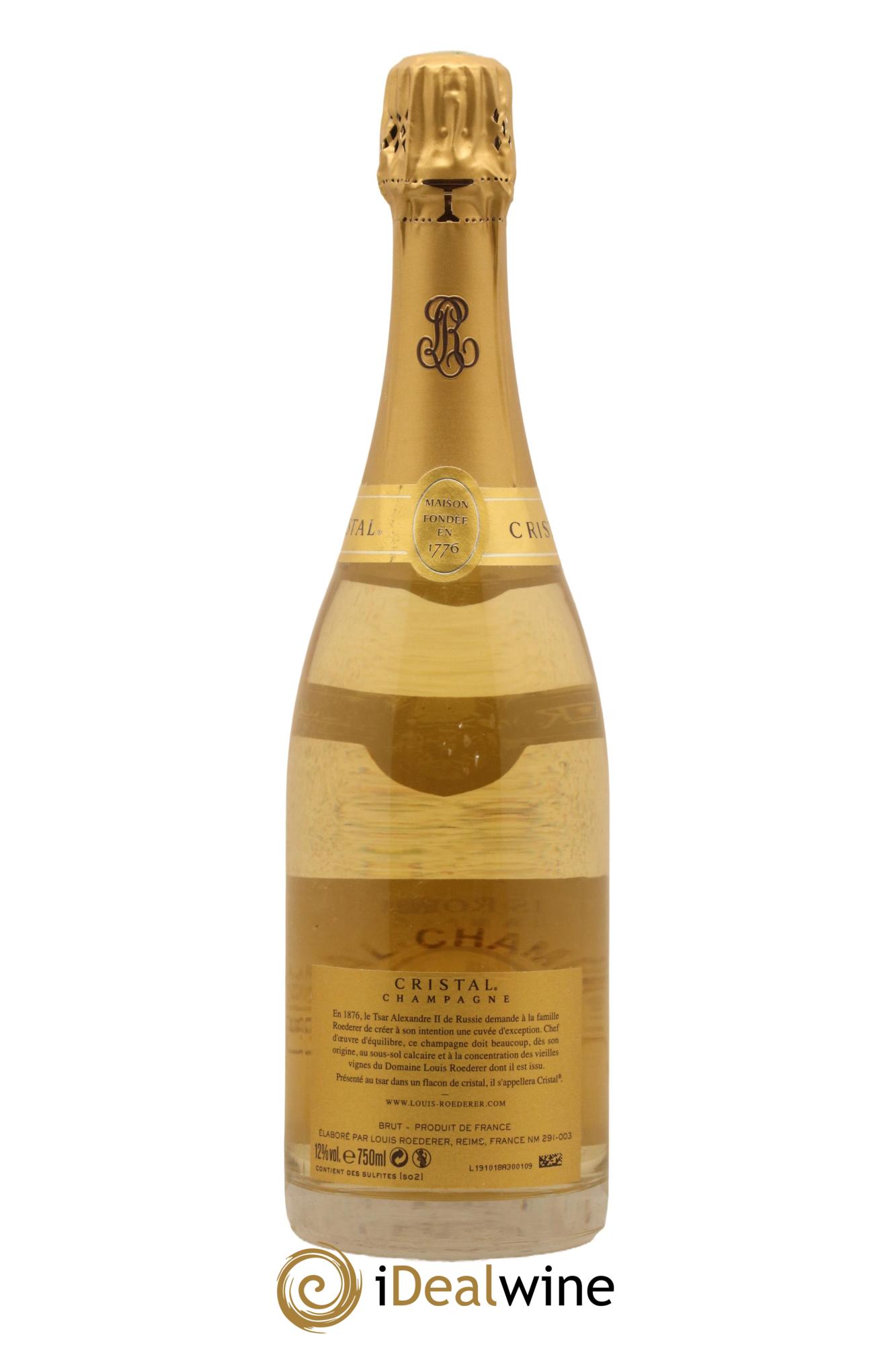 Cristal Louis Roederer 2008 - Lot de 1 bouteille - 1
