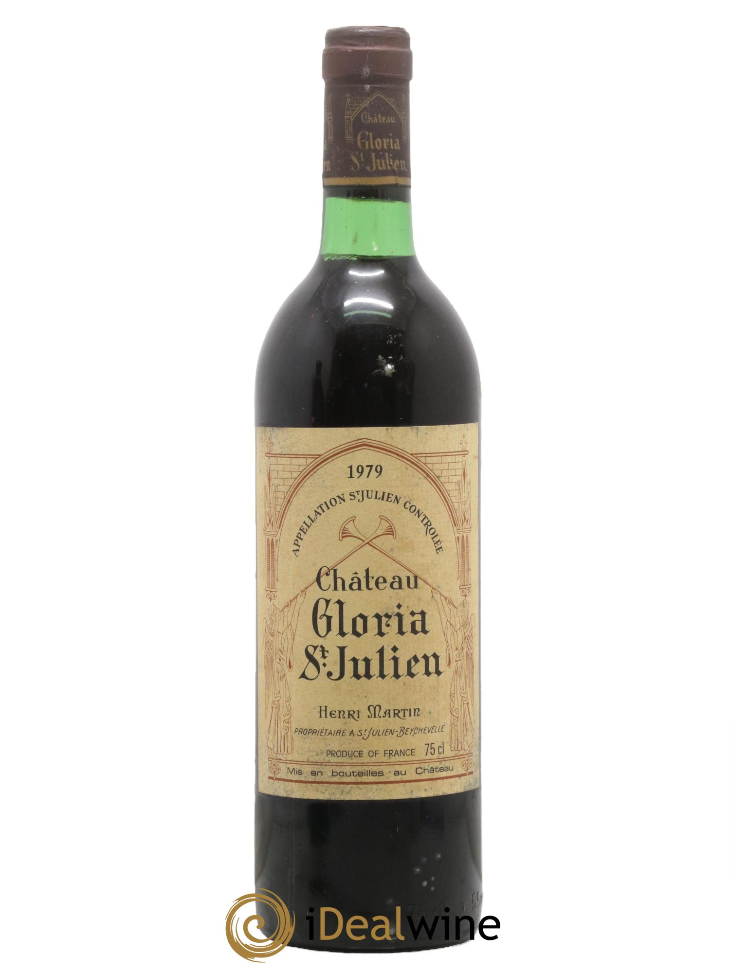 Château Gloria 1979 - Lot de 1 bouteille - 0