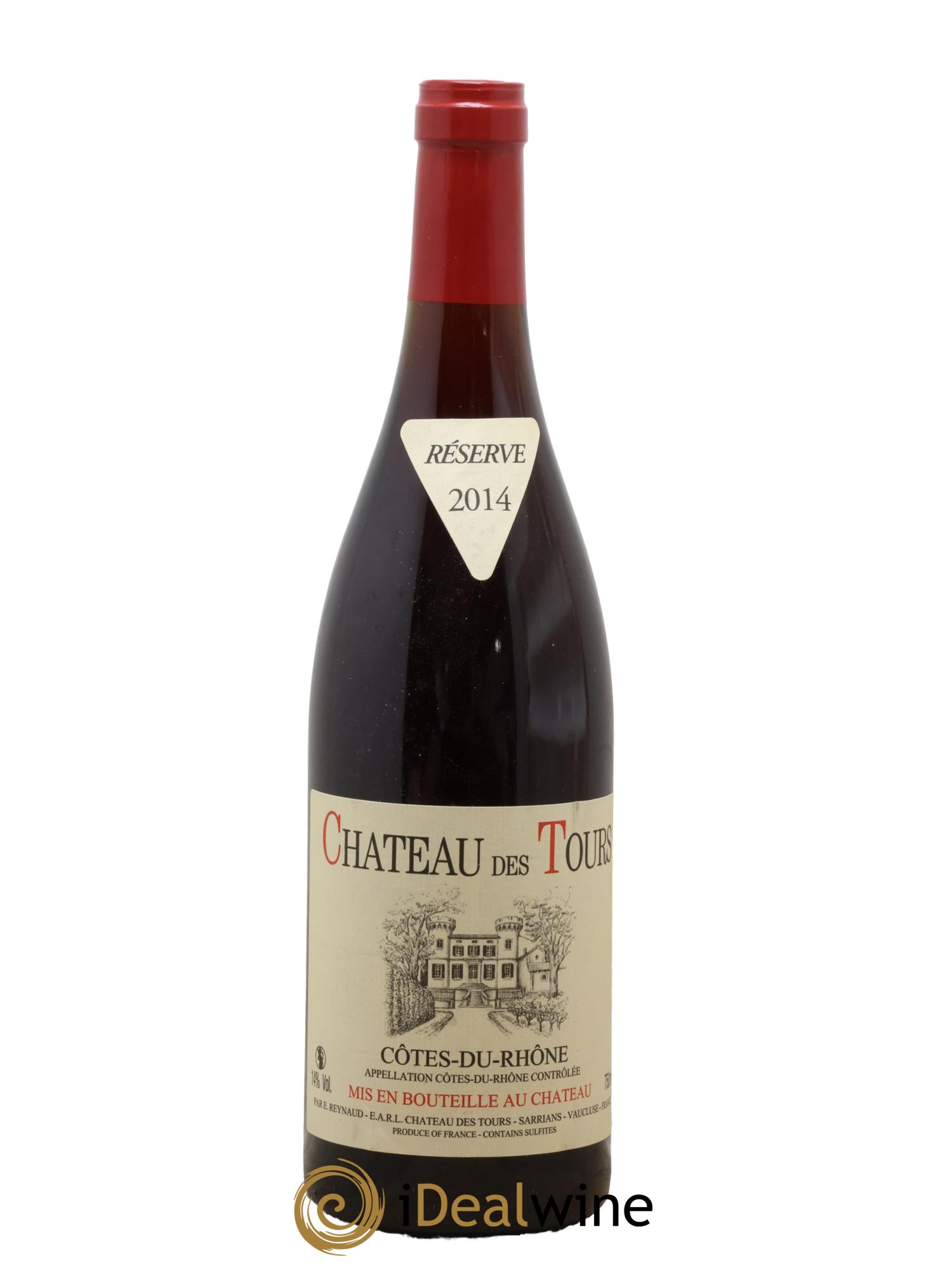Côtes-du-Rhône Château des Tours Emmanuel Reynaud 2014 - Lot de 1 bouteille - 0