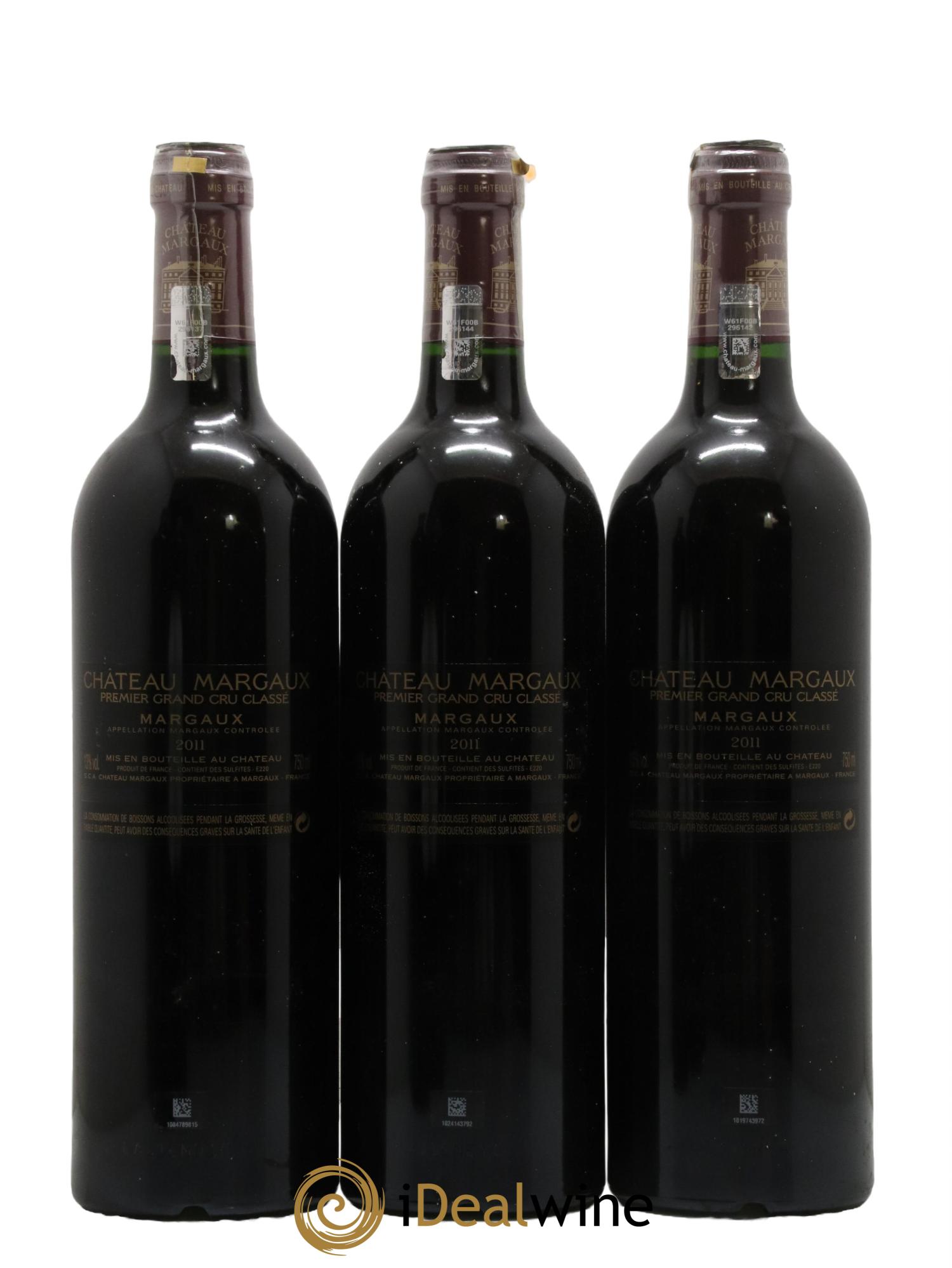 Château Margaux 1er Grand Cru Classé  2011 - Lot of 6 bottles - 2