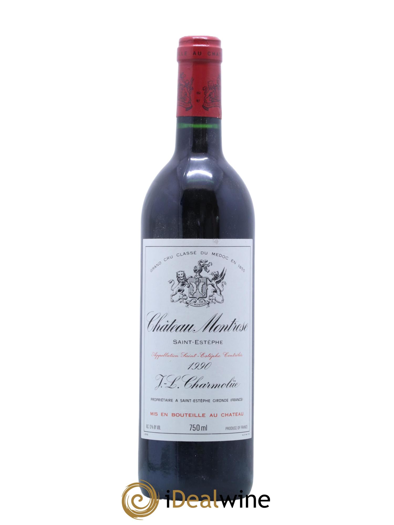 Château Montrose 2ème Grand Cru Classé 1990 - Lot de 1 bouteille - 0