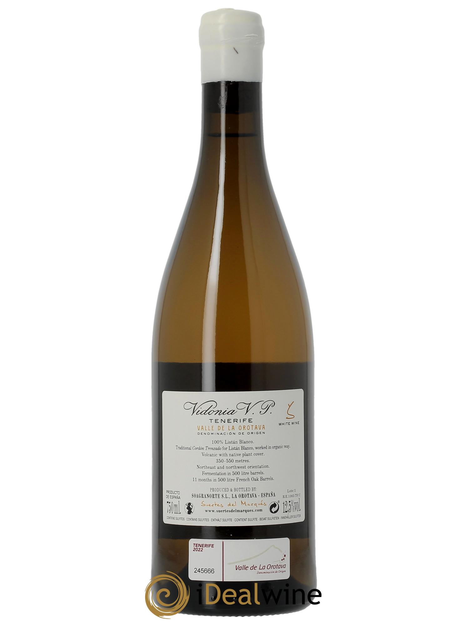 Valle de la Orotava Suertes del Marqués Vidonia Viñedos Propios 2023 - Lot of 1 bottle - 1