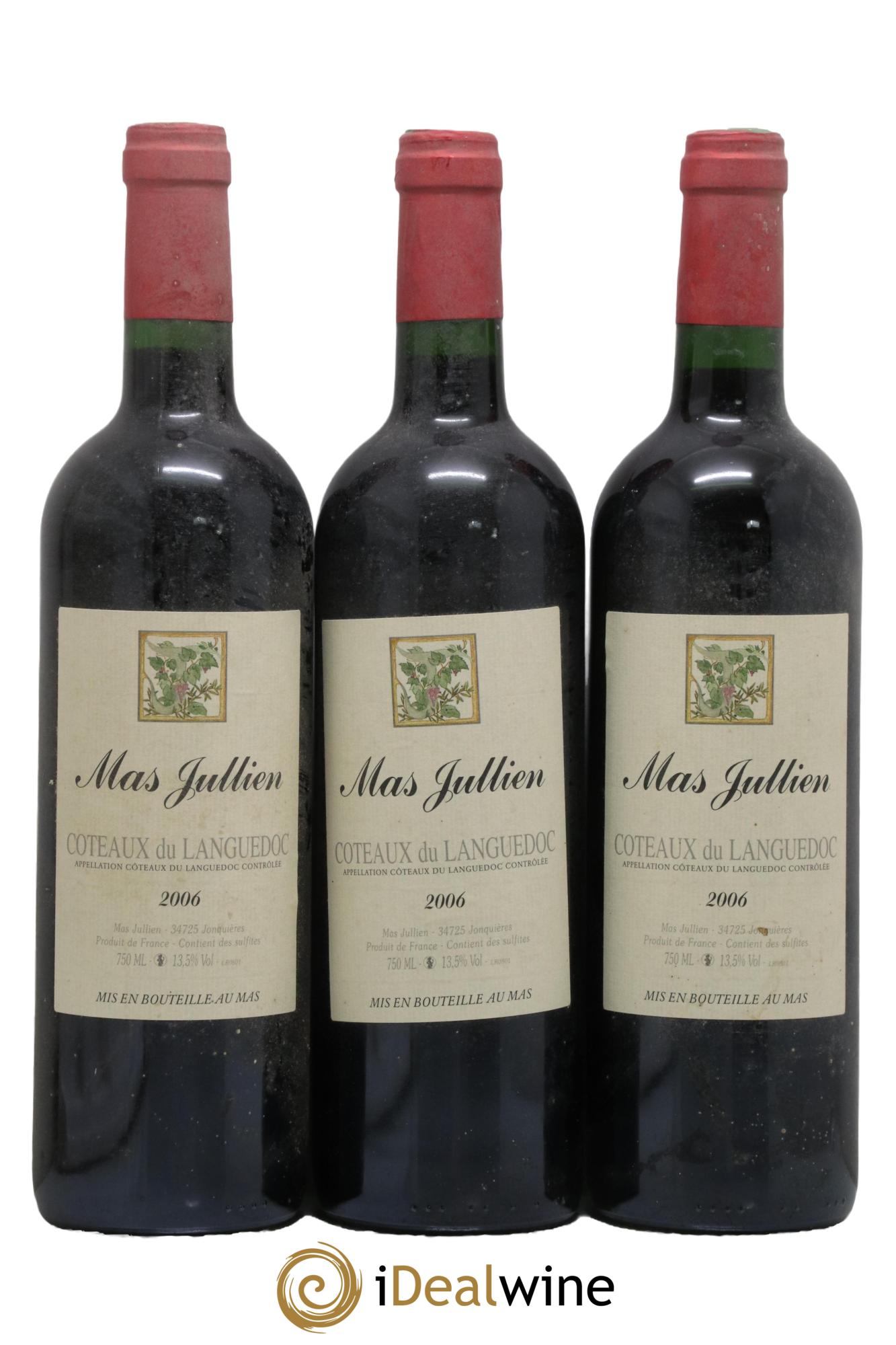 Coteaux du Languedoc - Terrasses du Larzac Mas Jullien Olivier Jullien 2006 - Lotto di 3 bottiglie - 0